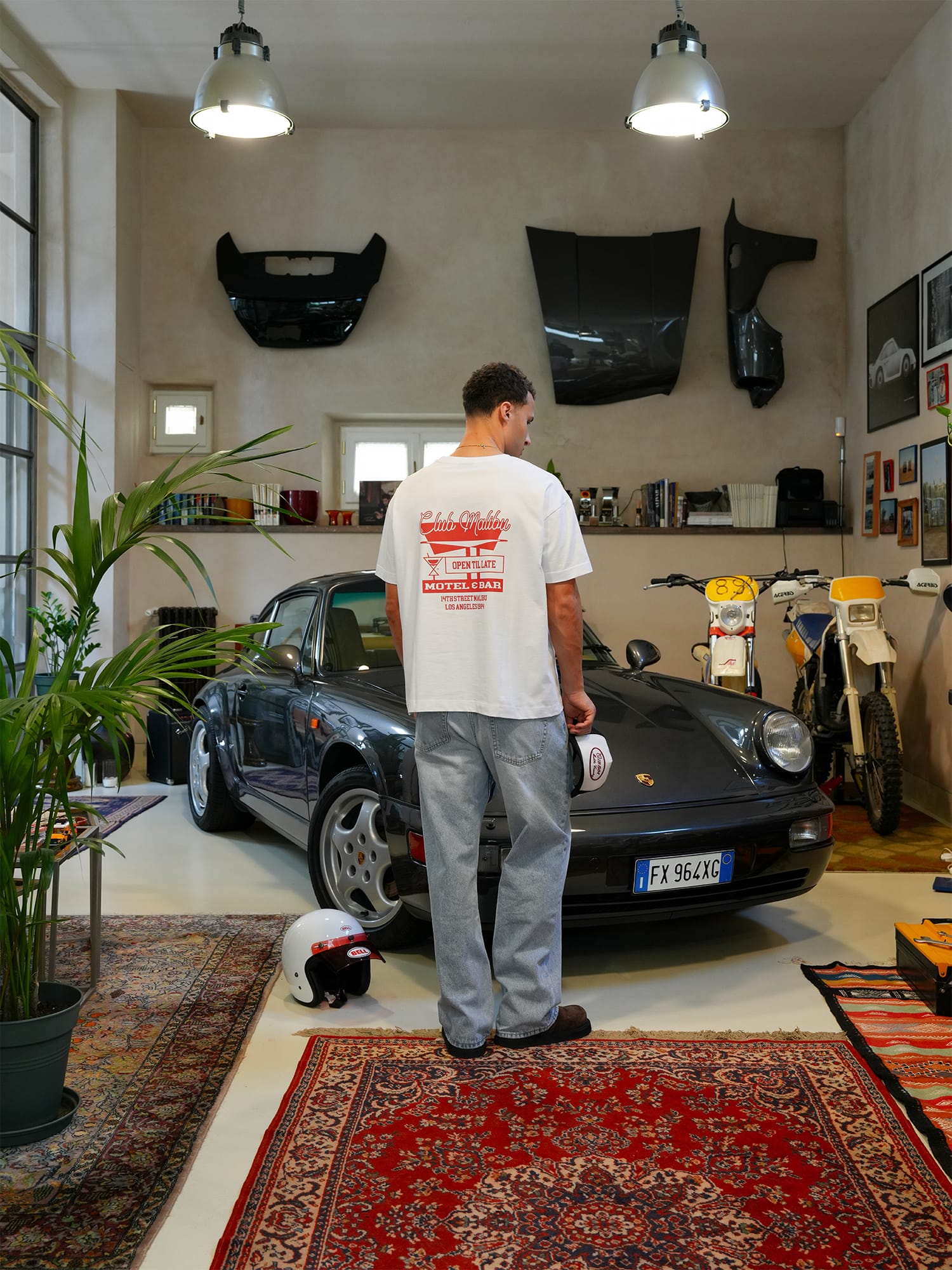 CLUB 1984. Club Malibu T-shirt - White T-Shirt
