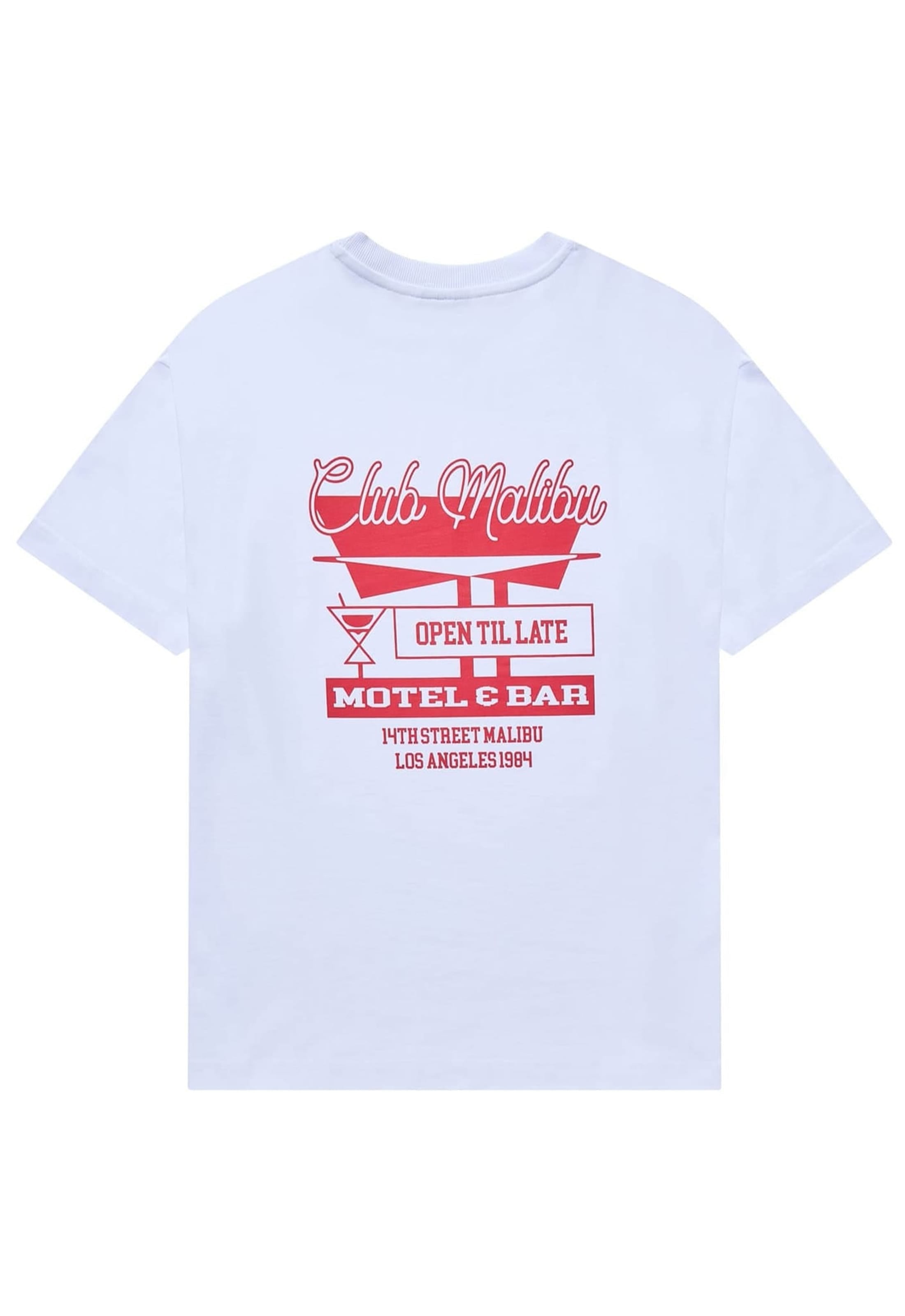 CLUB 1984. Club Malibu T-shirt - White T-Shirt