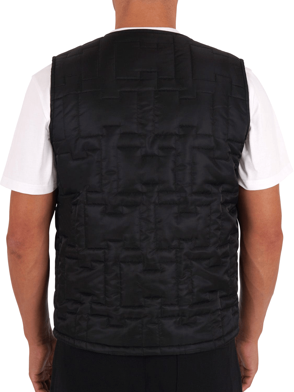 CLUB 1984. Club Quilted Gilet - Black Outerwear