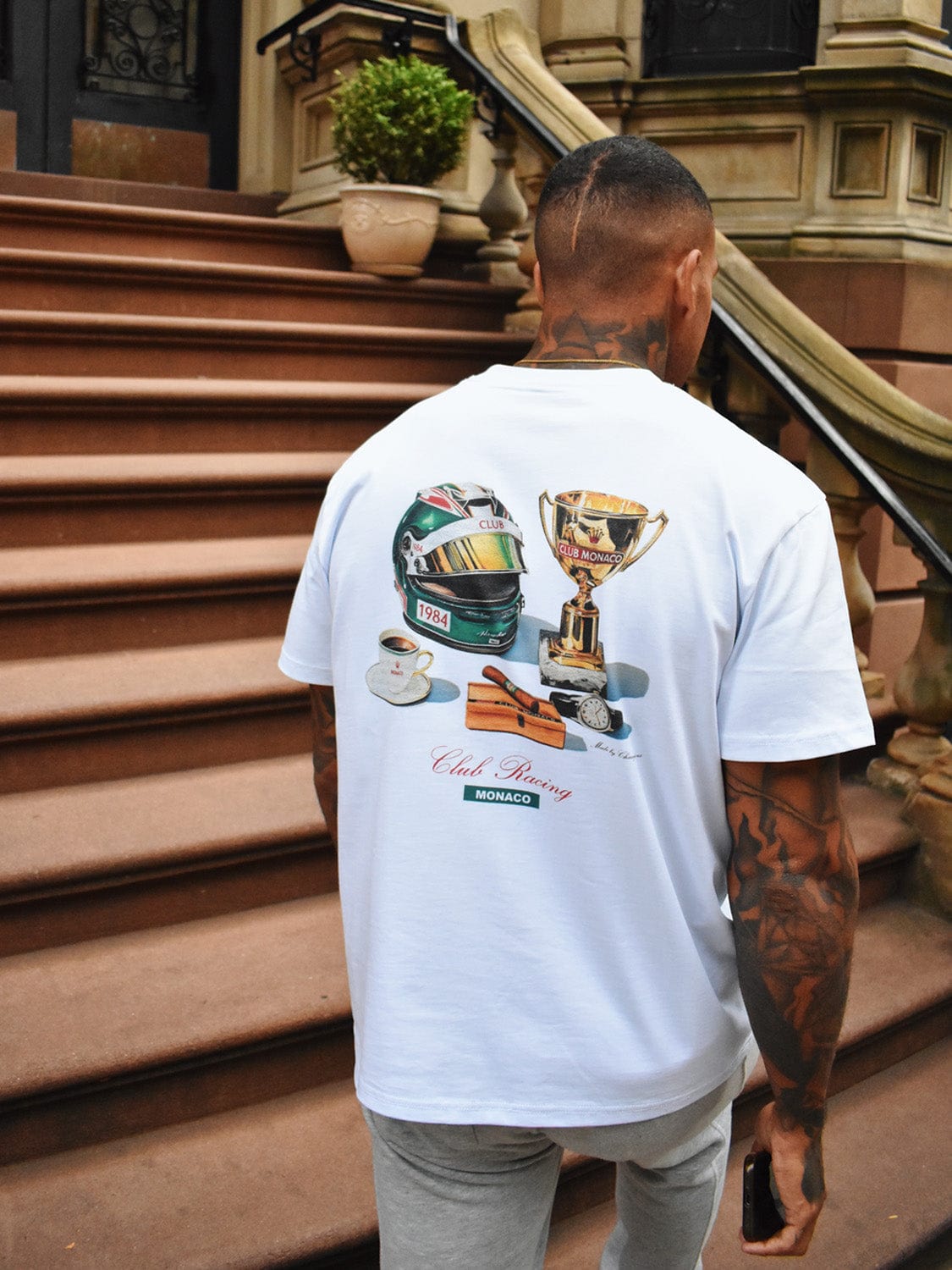 CLUB 1984. Club Racing T-shirt - White T-Shirt