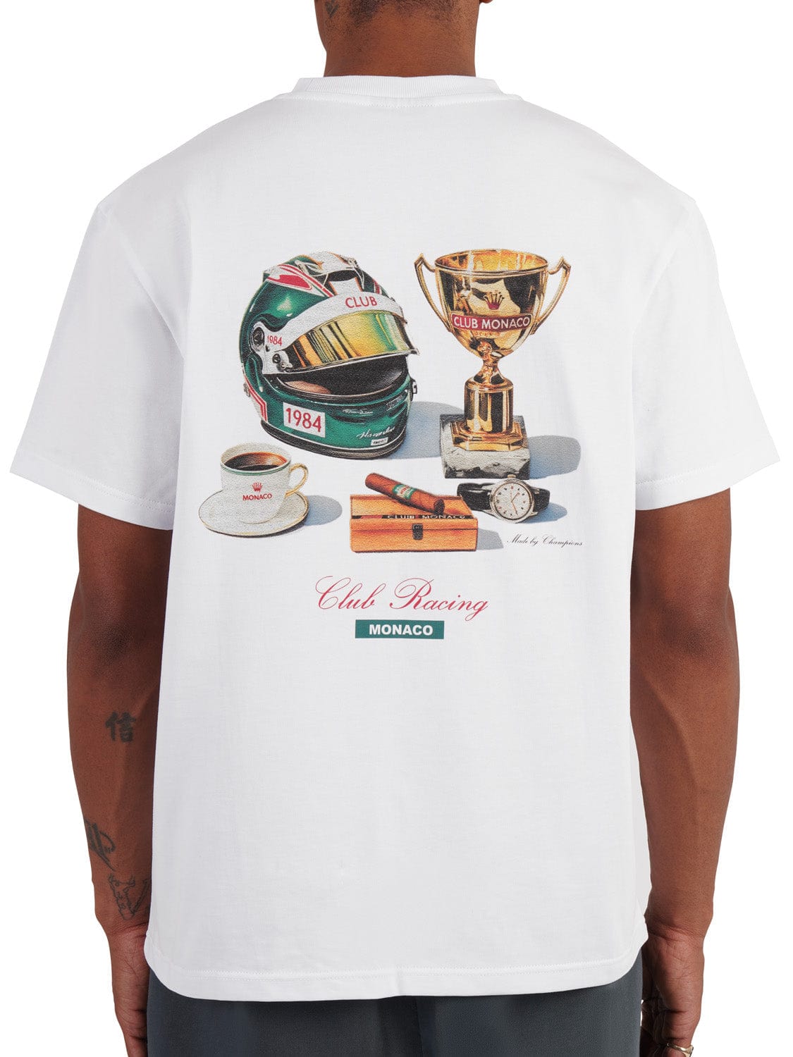 CLUB 1984. Club Racing T-shirt - White T-Shirt