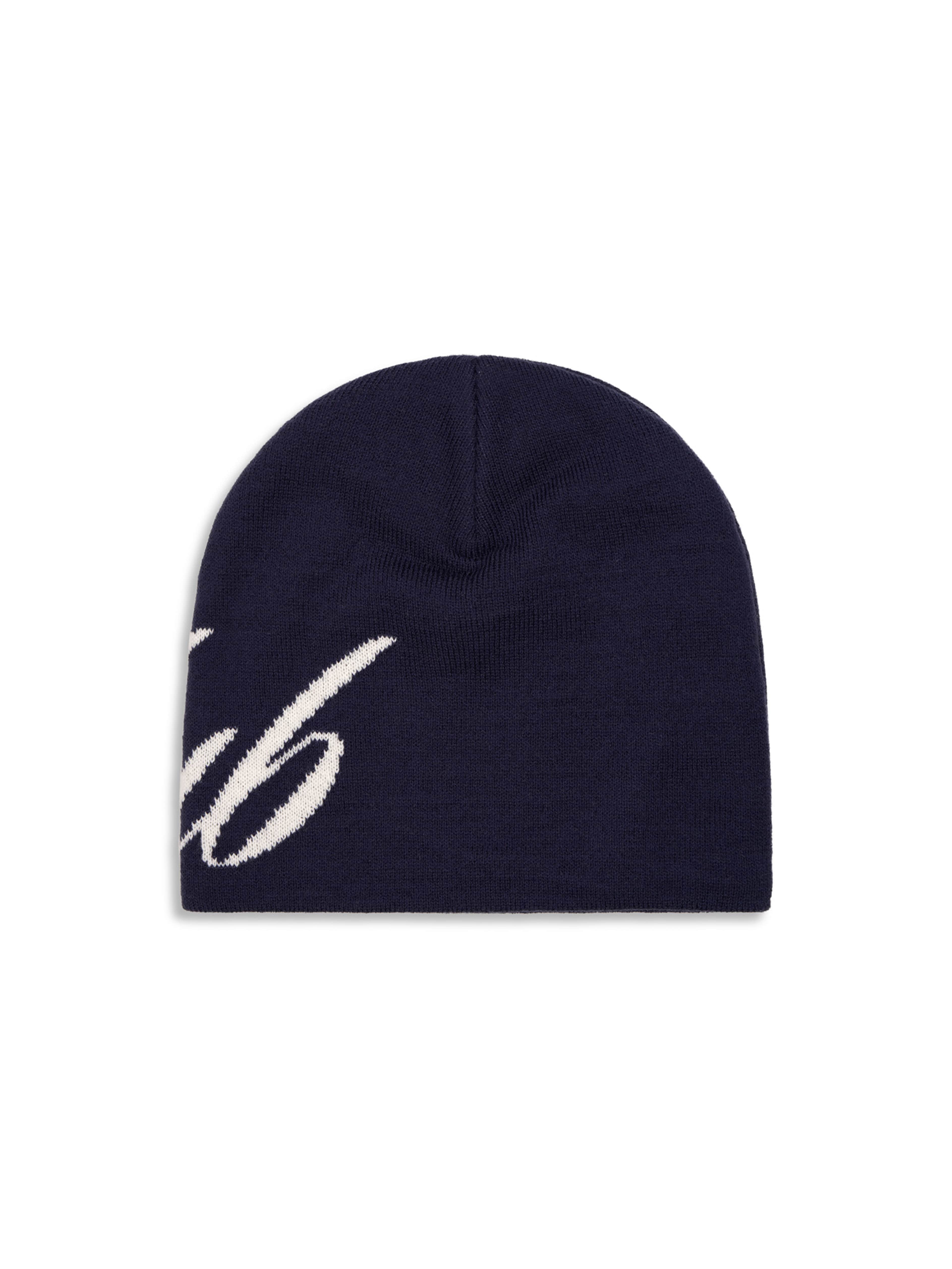 CLUB 1984. Club Script Beanie - Navy Accessories 1984-2025-154-10