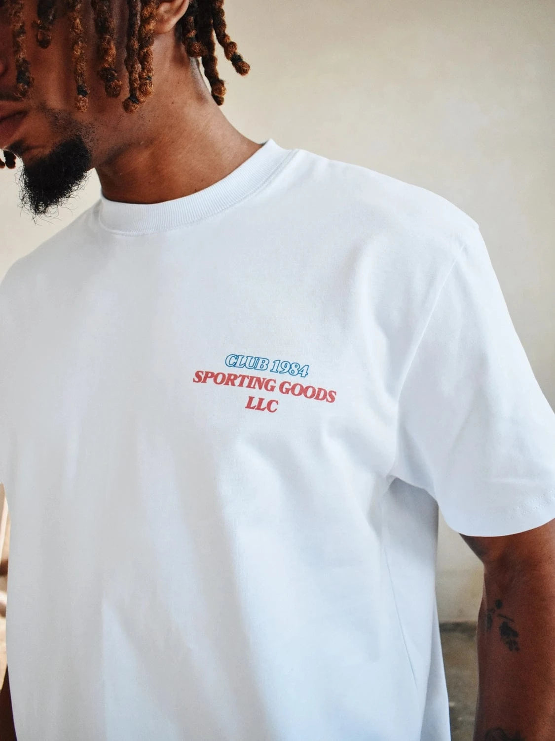 CLUB 1984. Club Sports T-shirt - White T-Shirt