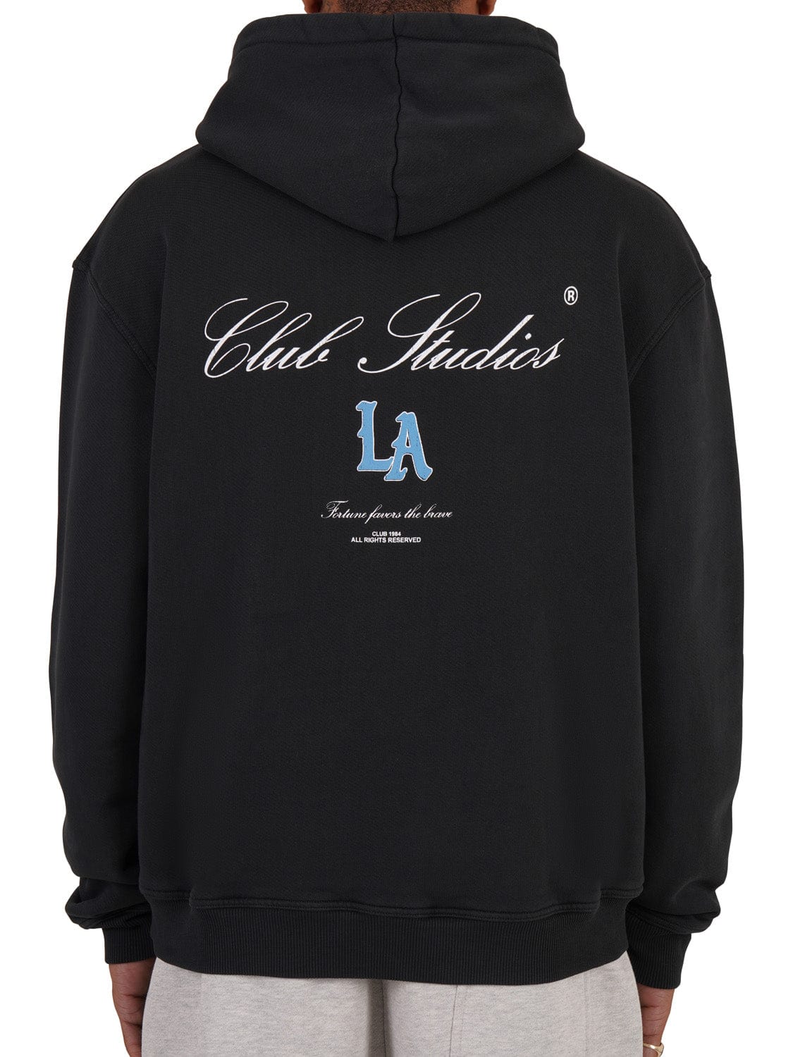 CLUB 1984. Club Studios Hoodie - Black Hoodie