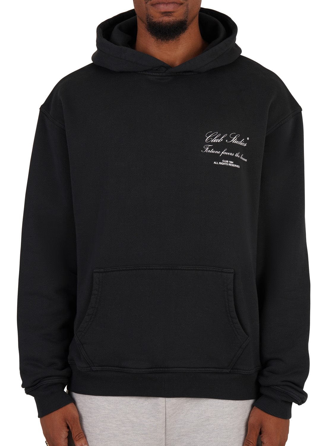 CLUB 1984. Club Studios Hoodie - Black Hoodie
