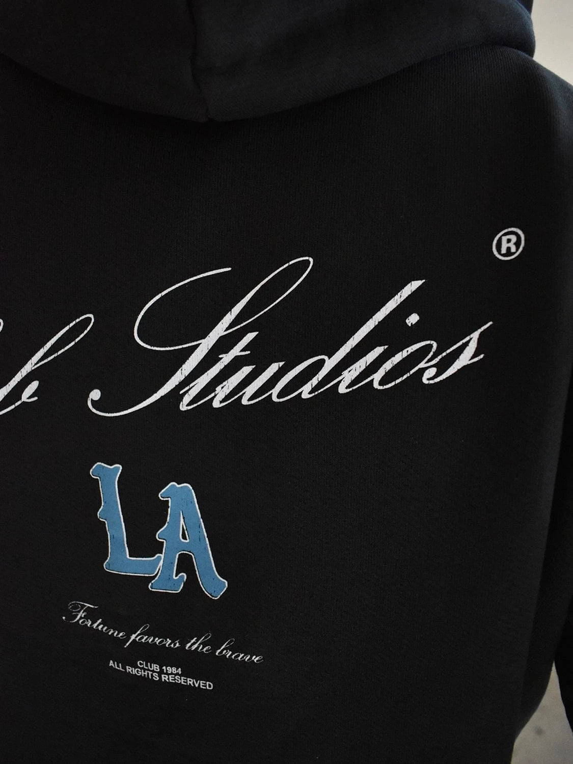 CLUB 1984. Club Studios Hoodie - Black Hoodie