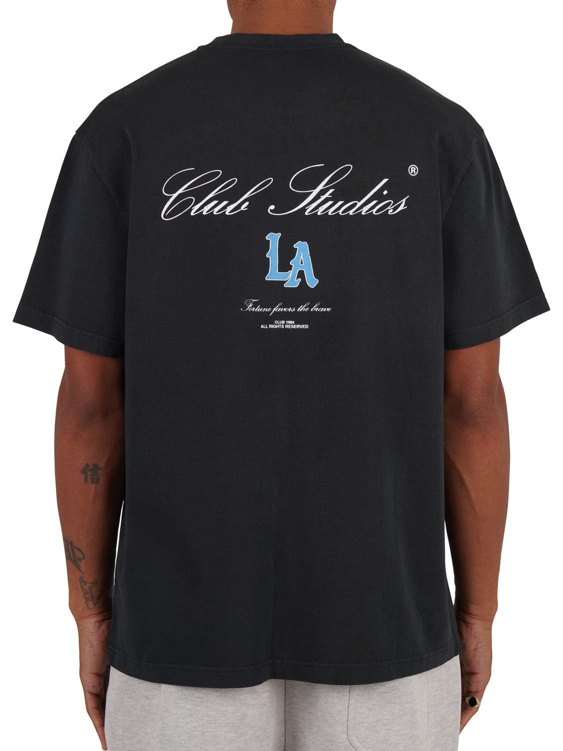 CLUB 1984. Club Studios T-shirt - Black T-Shirt