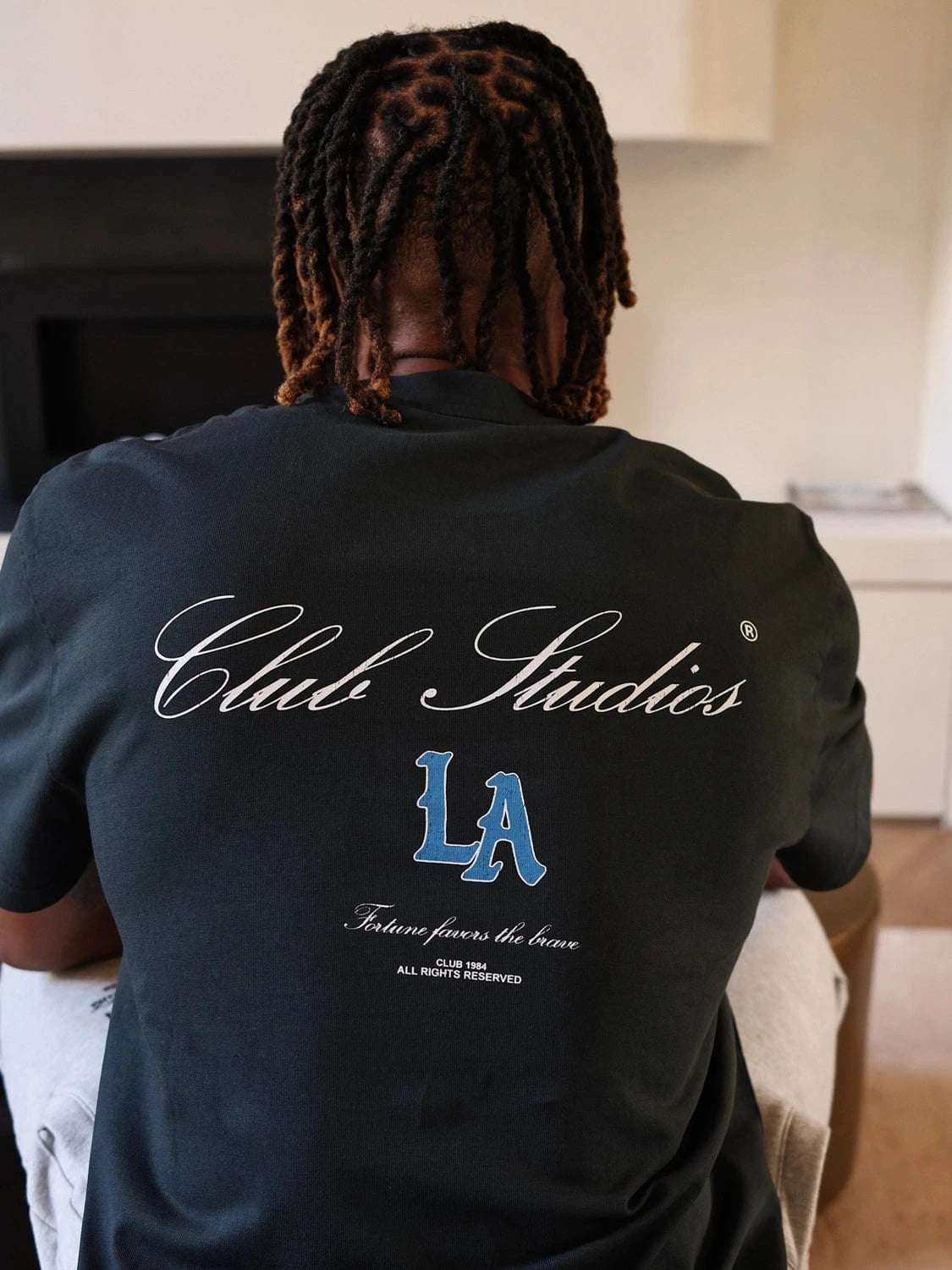 CLUB 1984. Club Studios T-shirt - Black T-Shirt