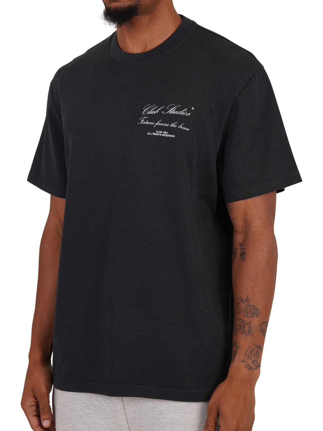 CLUB 1984. Club Studios T-shirt - Black T-Shirt