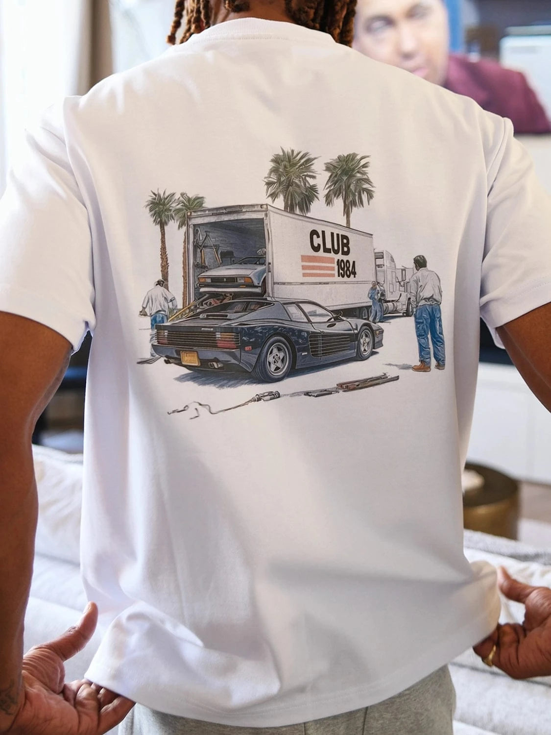 CLUB 1984. Club Transport T-shirt - White T-Shirt