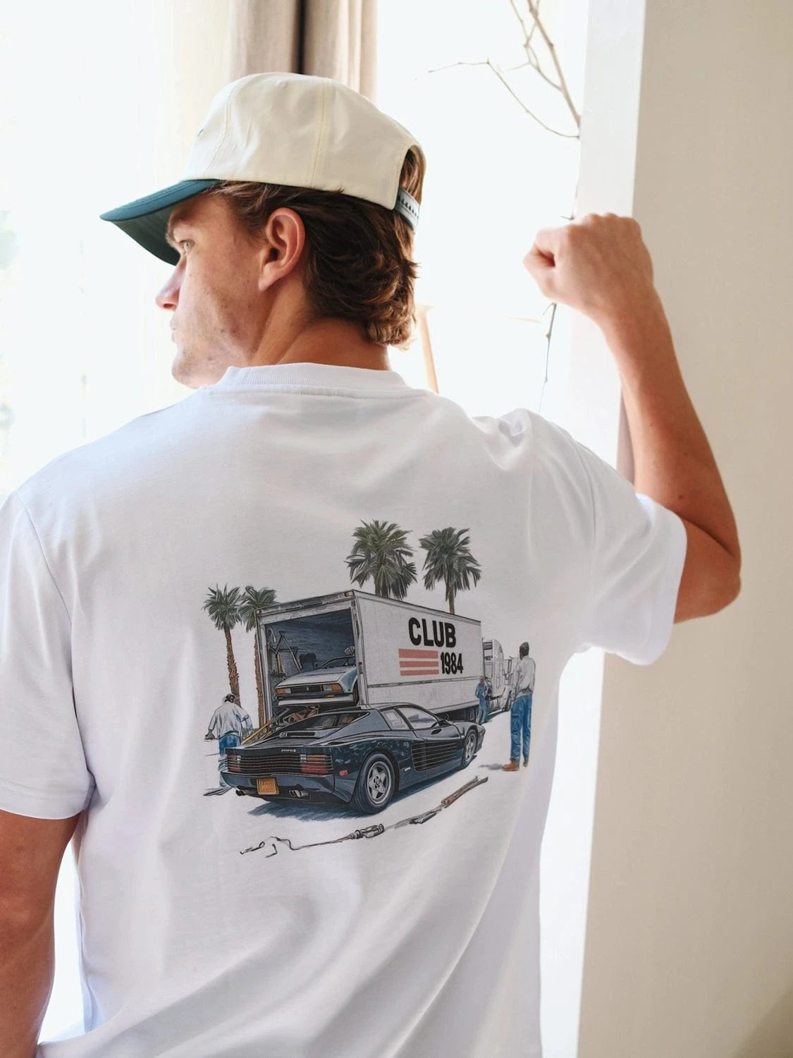 CLUB 1984. Club Transport T-shirt - White T-Shirt