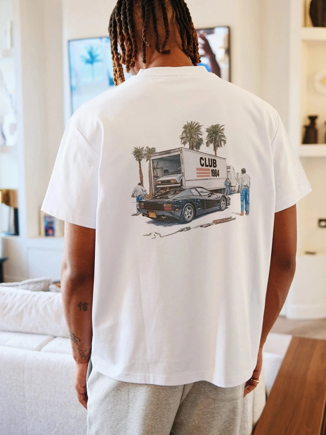 CLUB 1984. Club Transport T-shirt - White T-Shirt