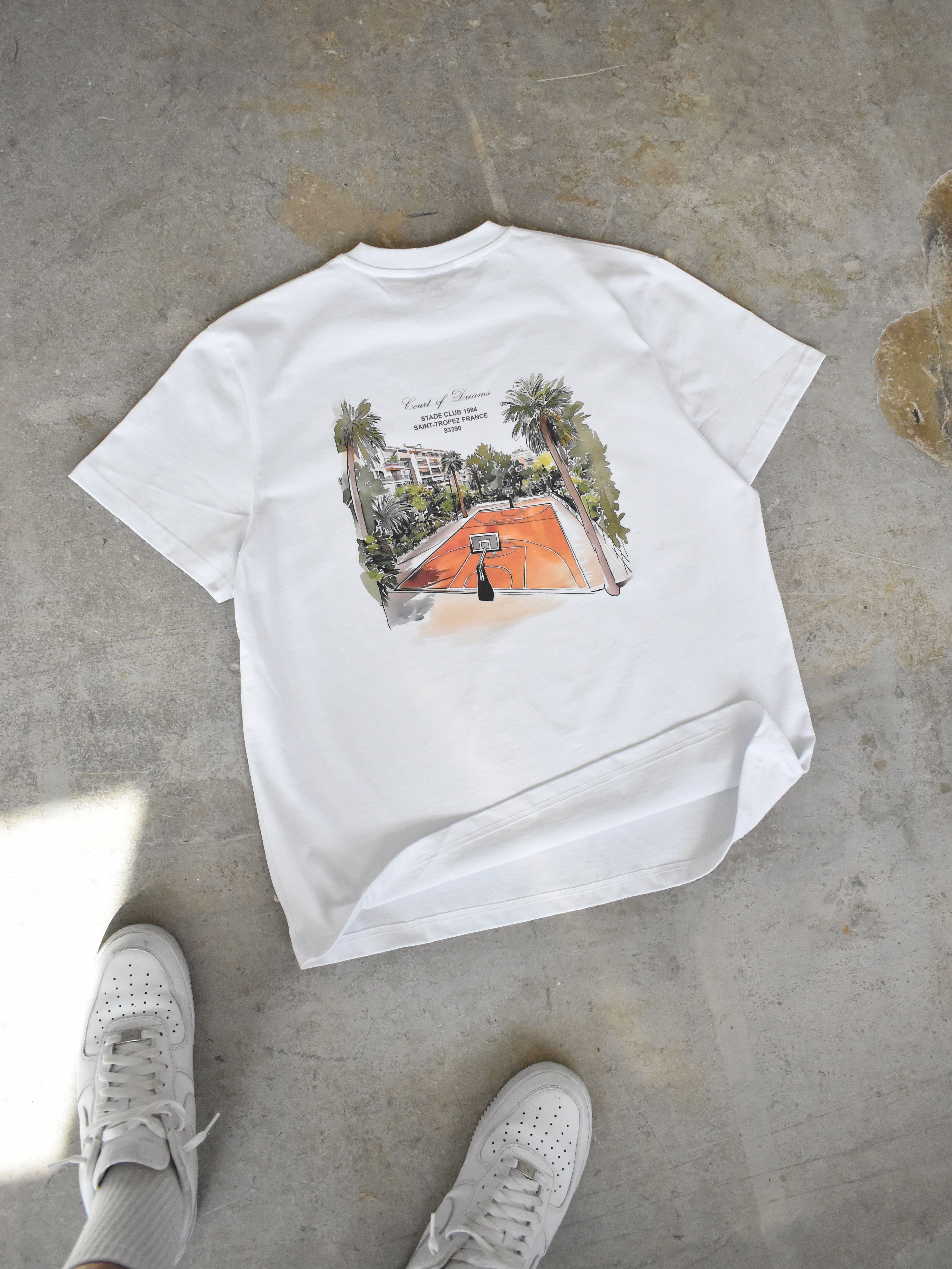 CLUB 1984. Court of Dreams T-Shirt - White T-Shirt