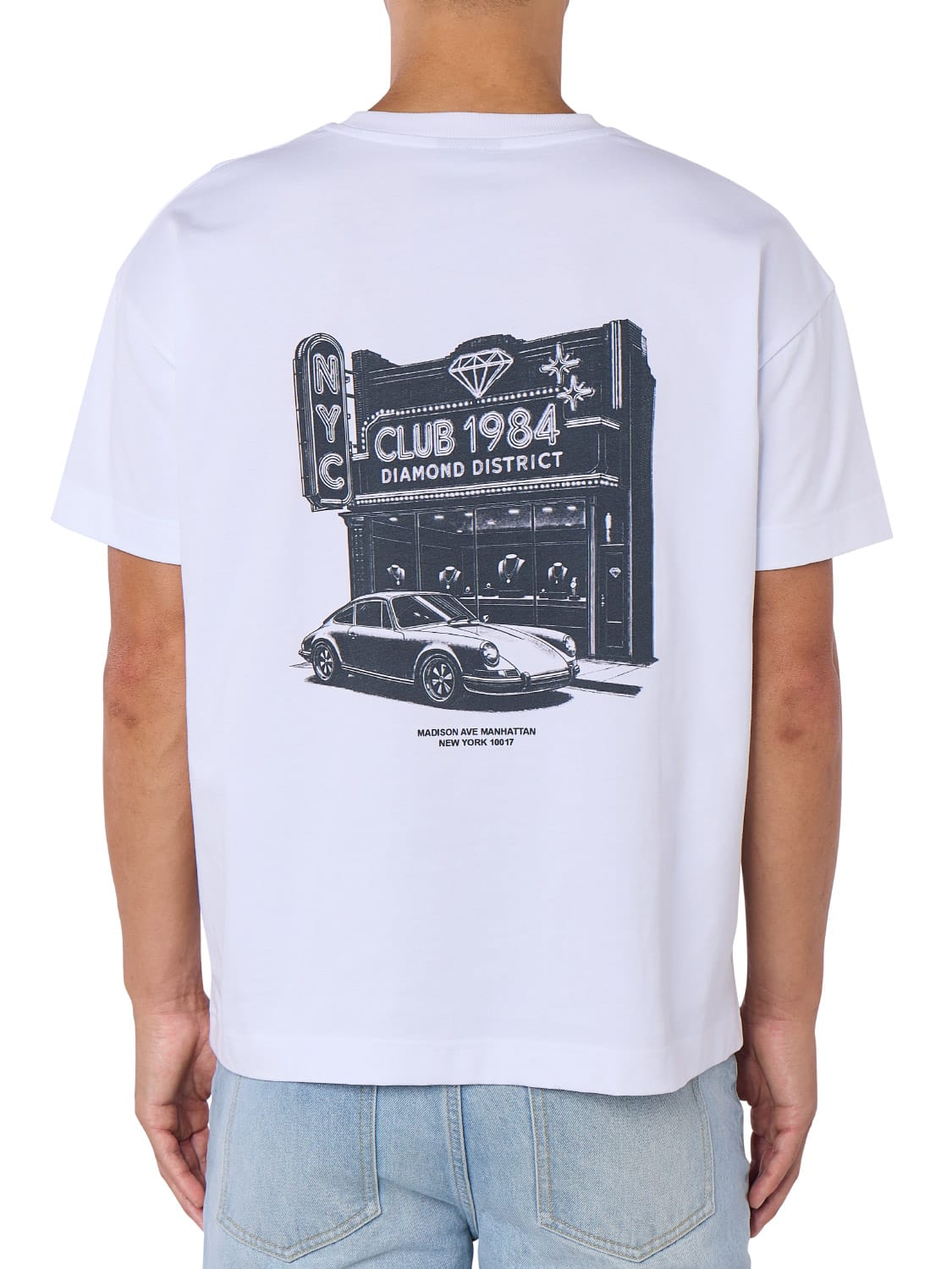 CLUB 1984. Diamond District T-shirt - White T-Shirt