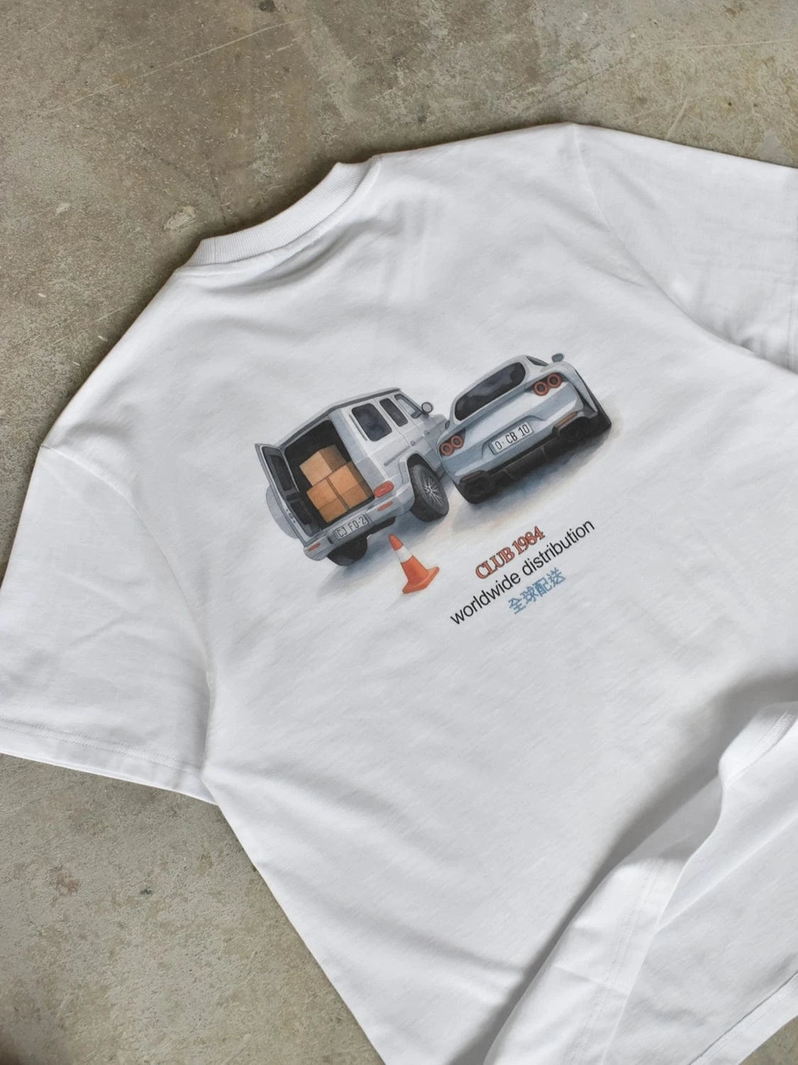 CLUB 1984. Distro T-shirt - White T-Shirt