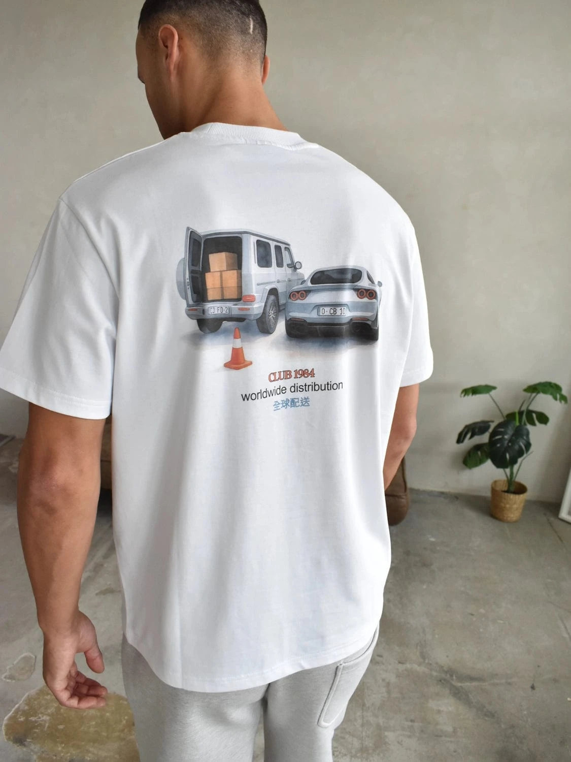 CLUB 1984. Distro T-shirt - White T-Shirt