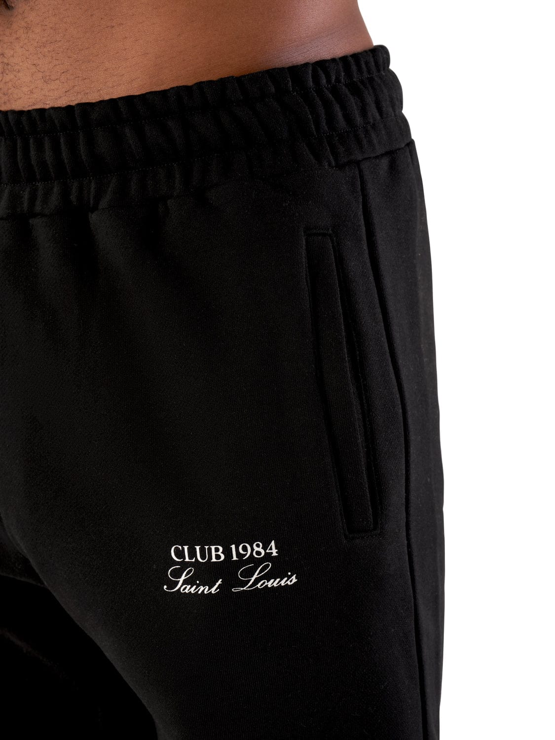 CLUB 1984. Essential Cuffed Sweatpants - Black Sweatpants