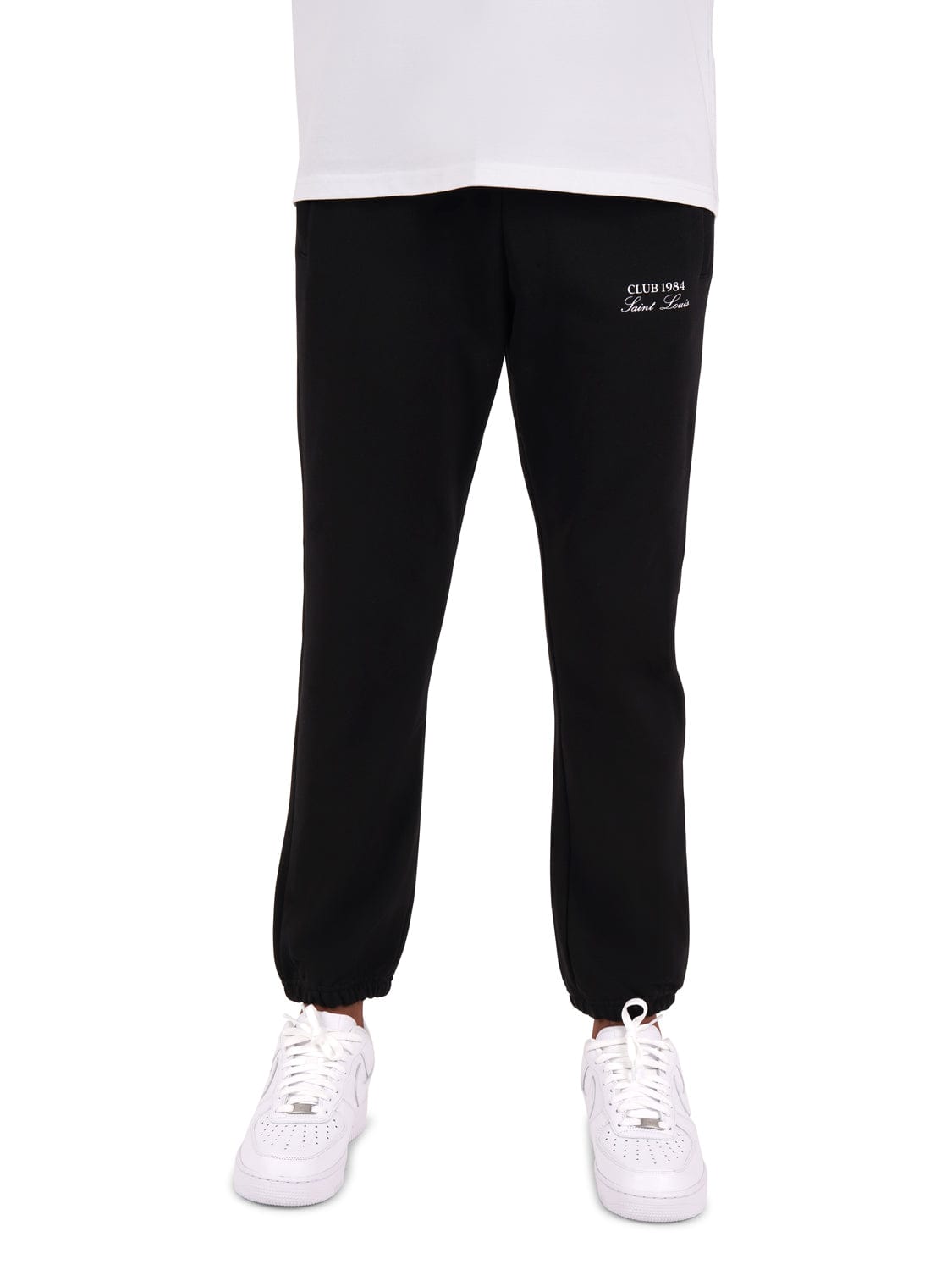 CLUB 1984. Essential Cuffed Sweatpants - Black Sweatpants