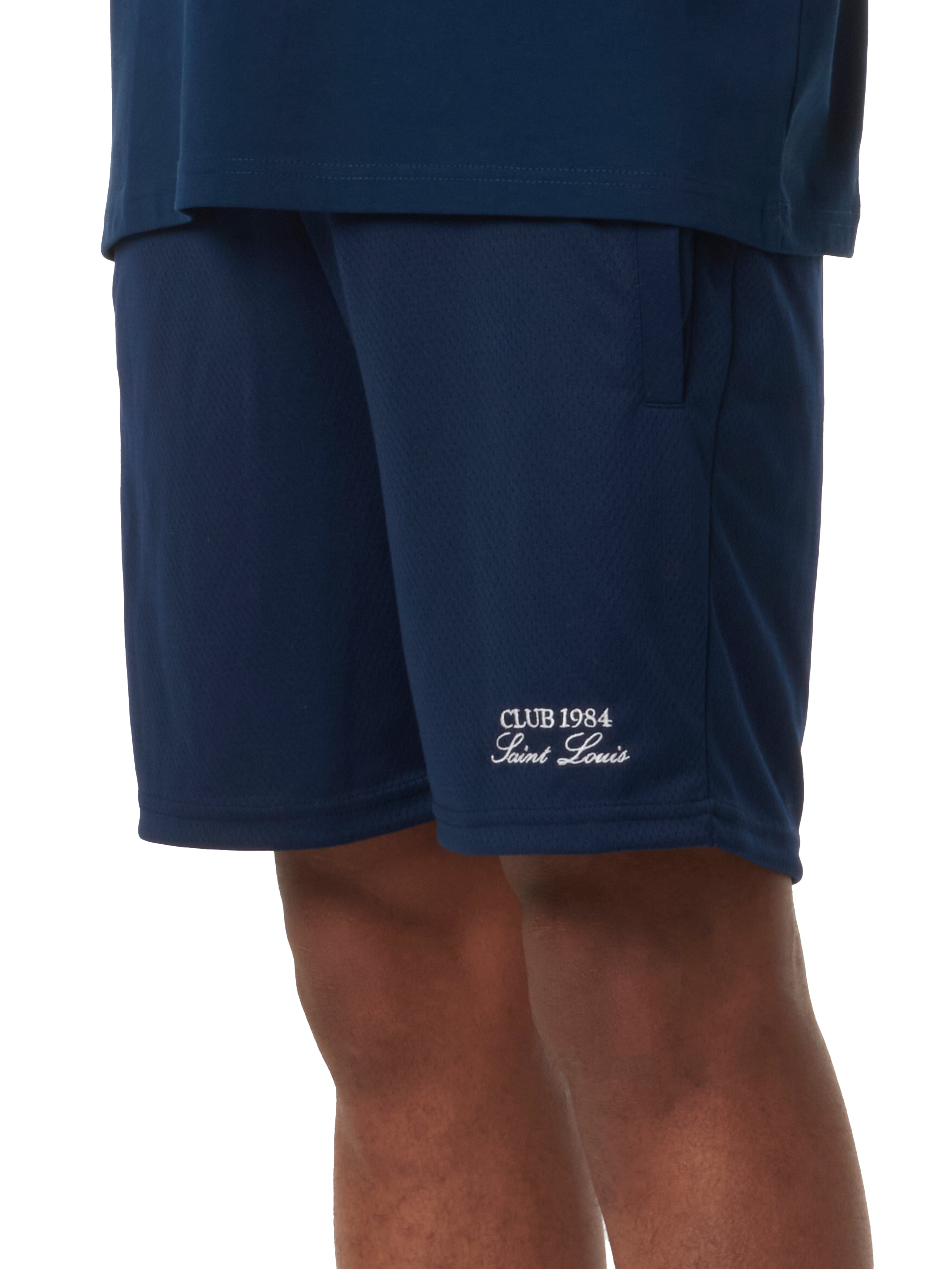 CLUB 1984. Essential Mesh Shorts - Navy shorts