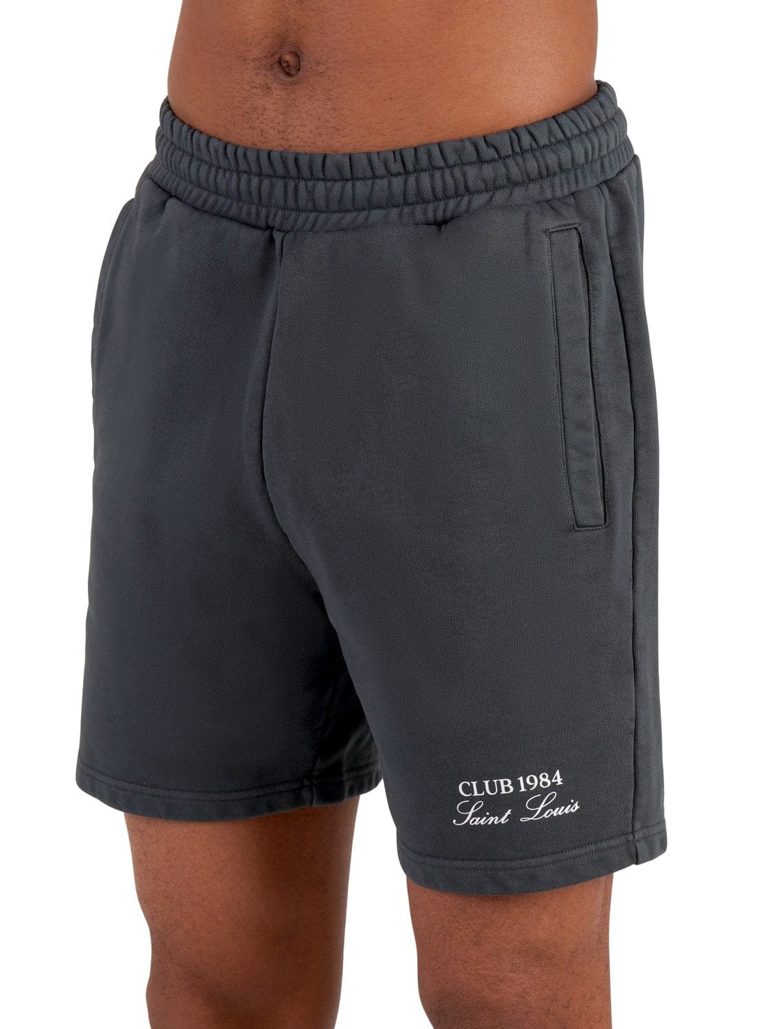 CLUB 1984. Essential Shorts - Washed Grey shorts