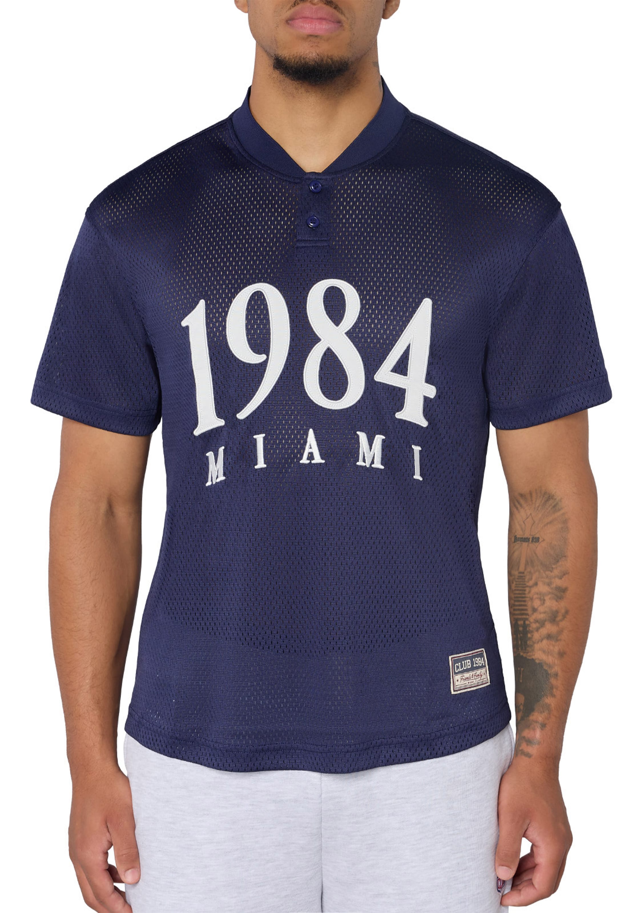 CLUB 1984. F&F Miami Baseball T-shirt - Navy T-Shirt