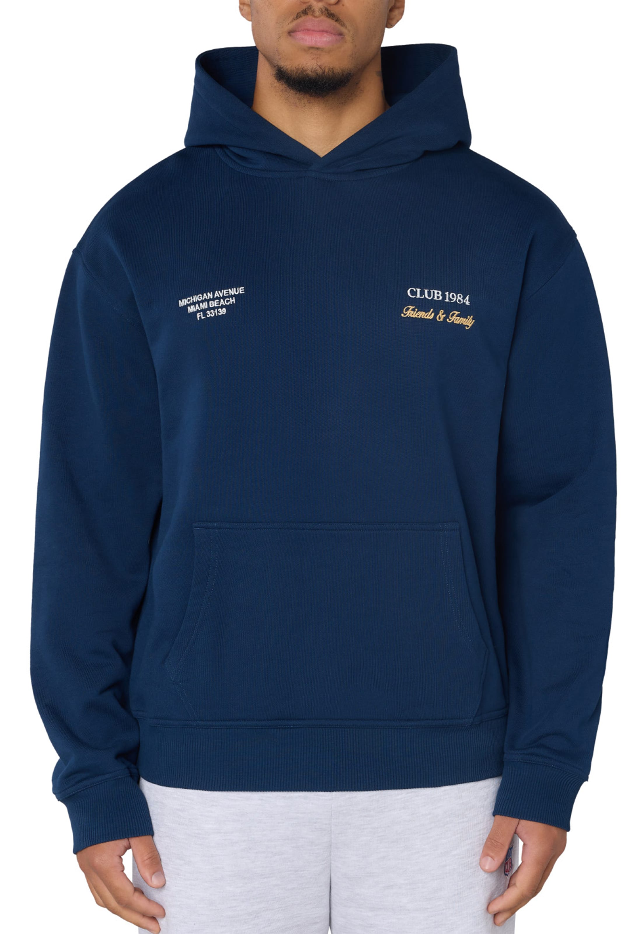 CLUB 1984. F&F Miami Hoodie - Navy Hoodie
