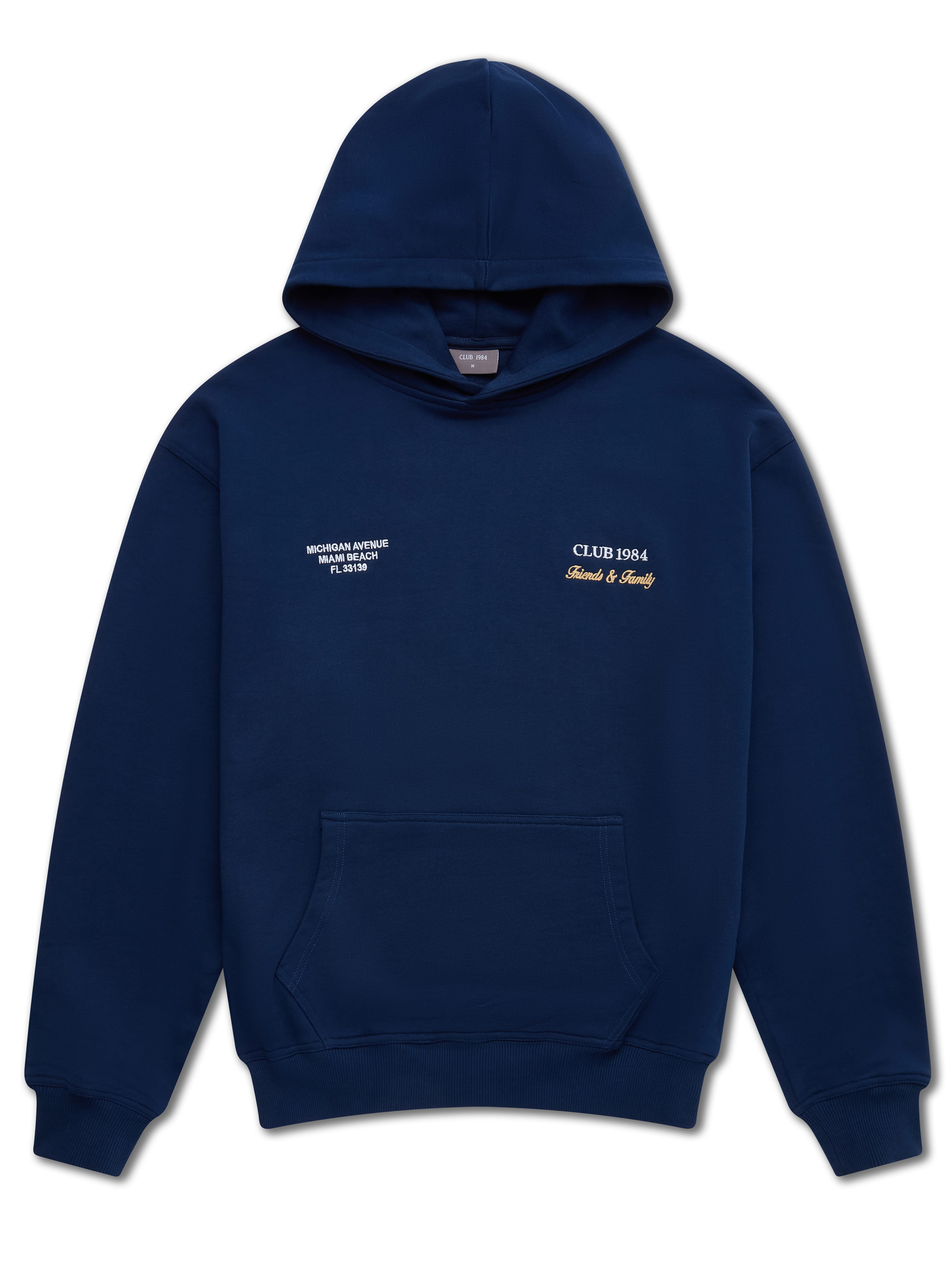 CLUB 1984. F&F Miami Hoodie - Navy Hoodie