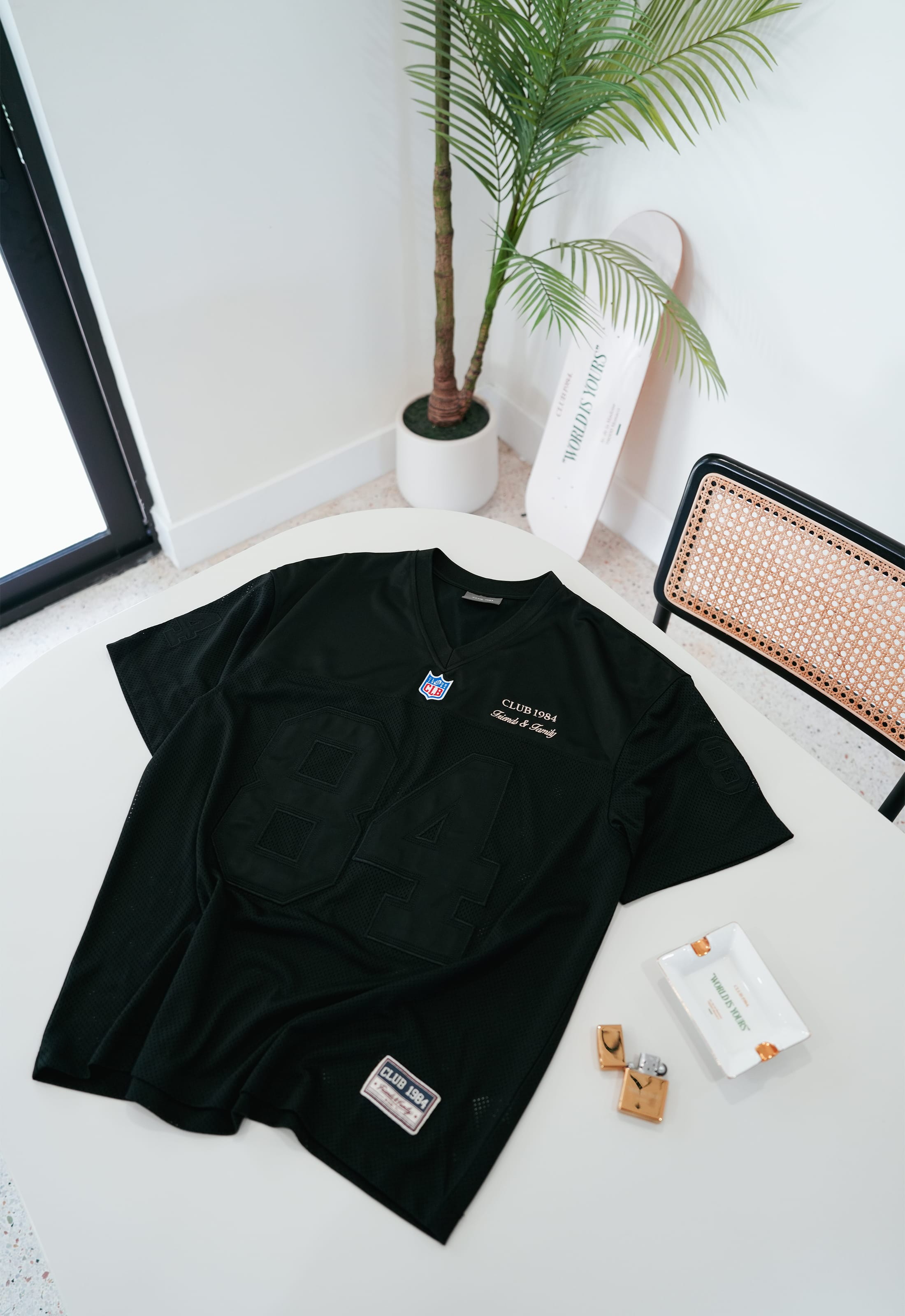 CLUB 1984. F&F Miami Jersey - Black T-Shirt