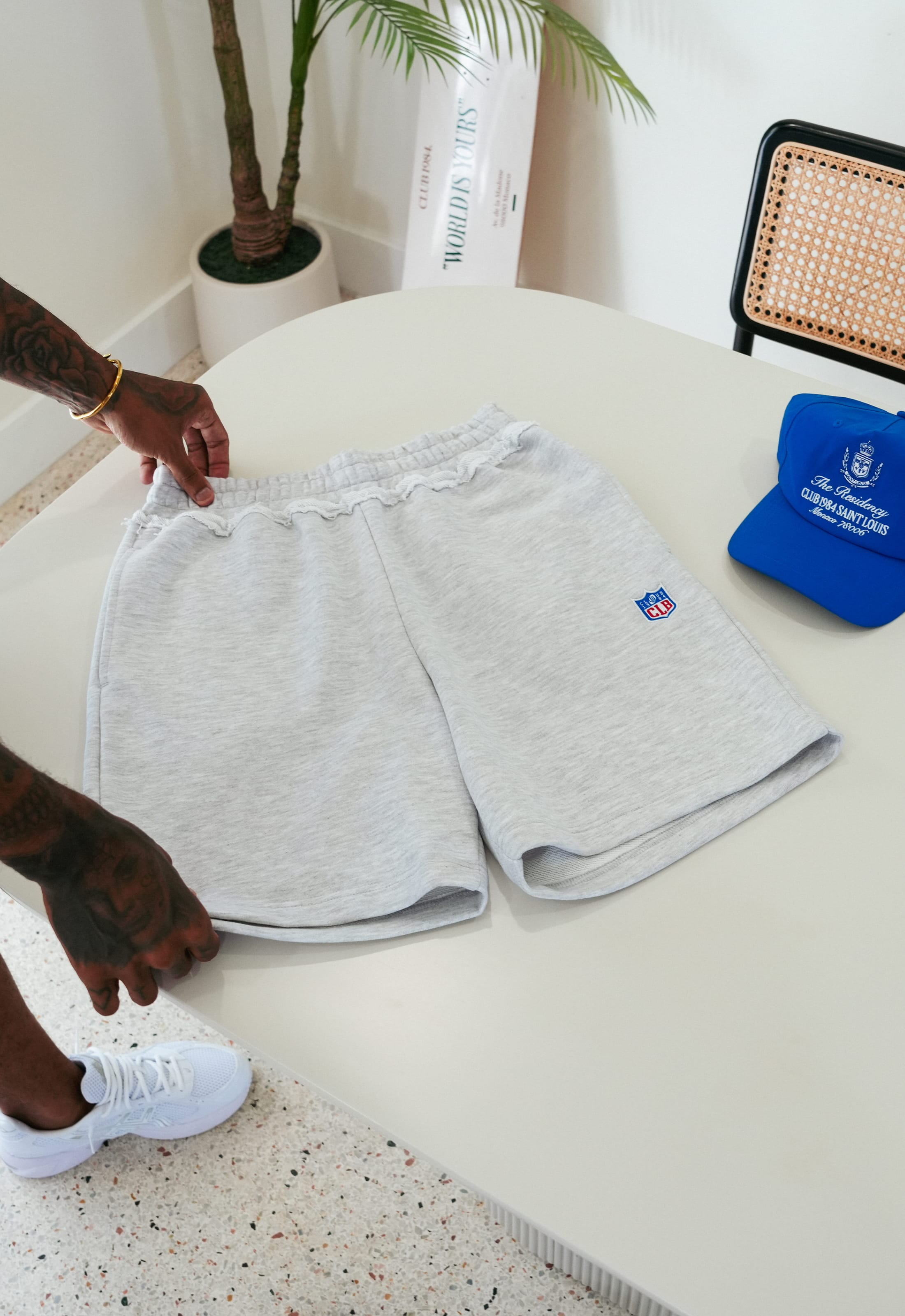 CLUB 1984. F&F Miami Shorts - Grey shorts