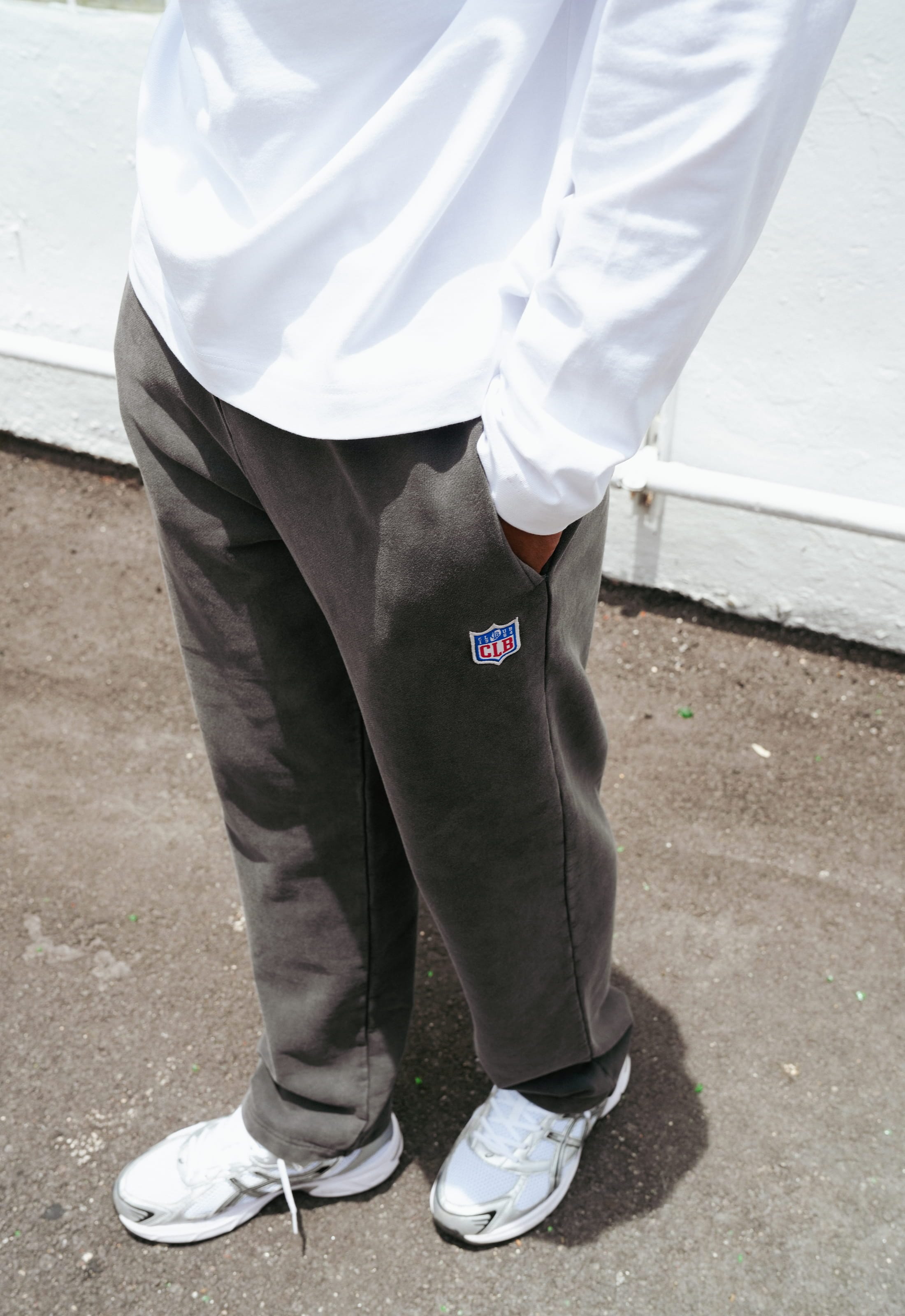 CLUB 1984. F&F Miami Sweatpants - Washed Grey Sweatpants