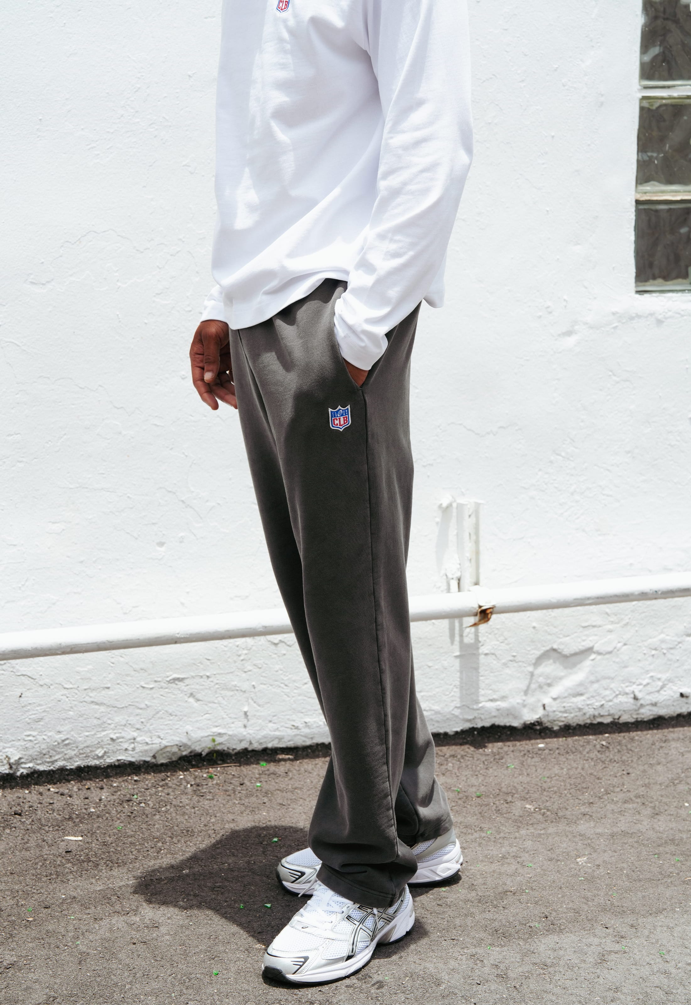 CLUB 1984. F&F Miami Sweatpants - Washed Grey Sweatpants