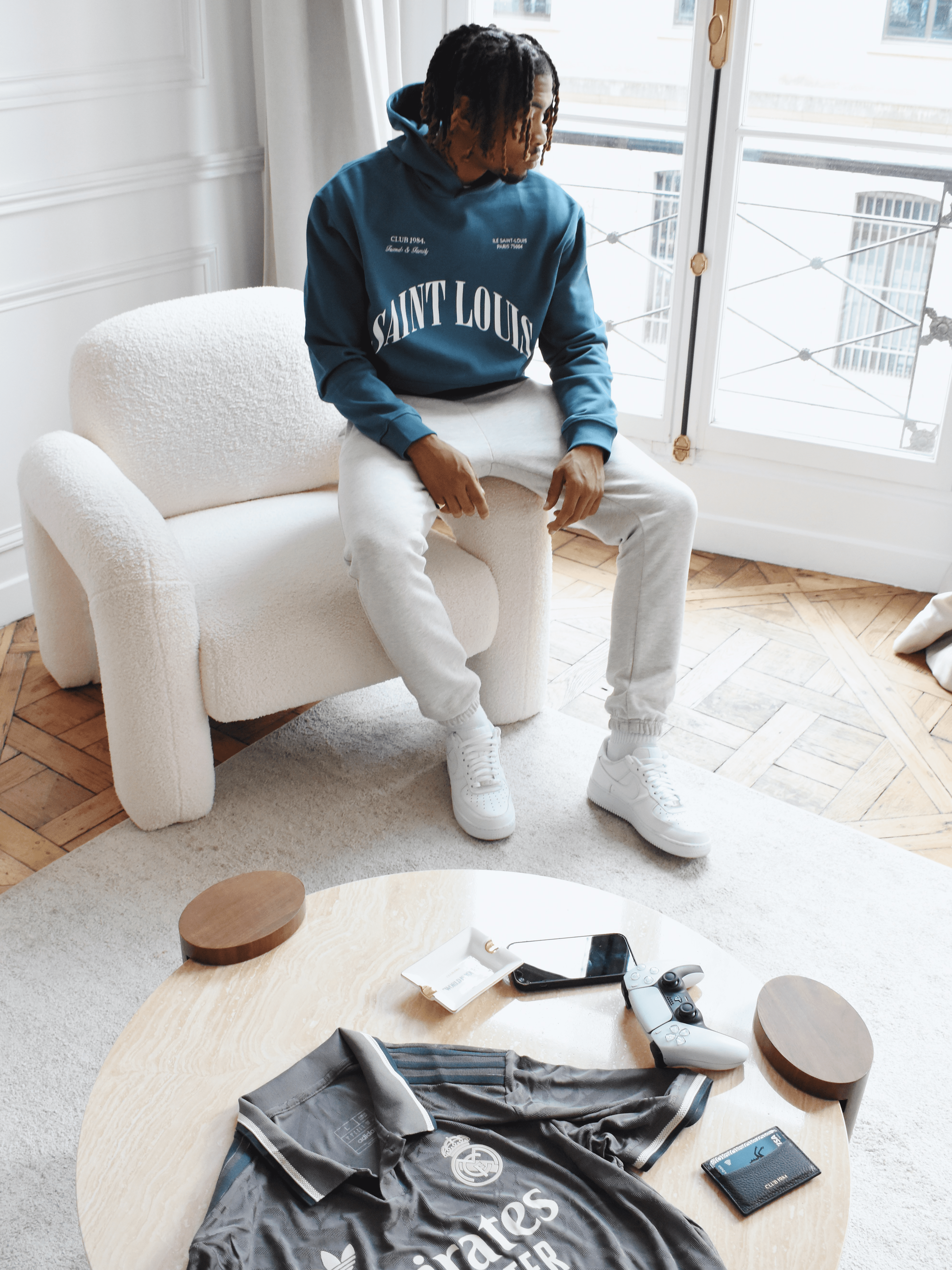 CLUB 1984. F&F Saint Louis Hoodie - Dark blue Hoodie