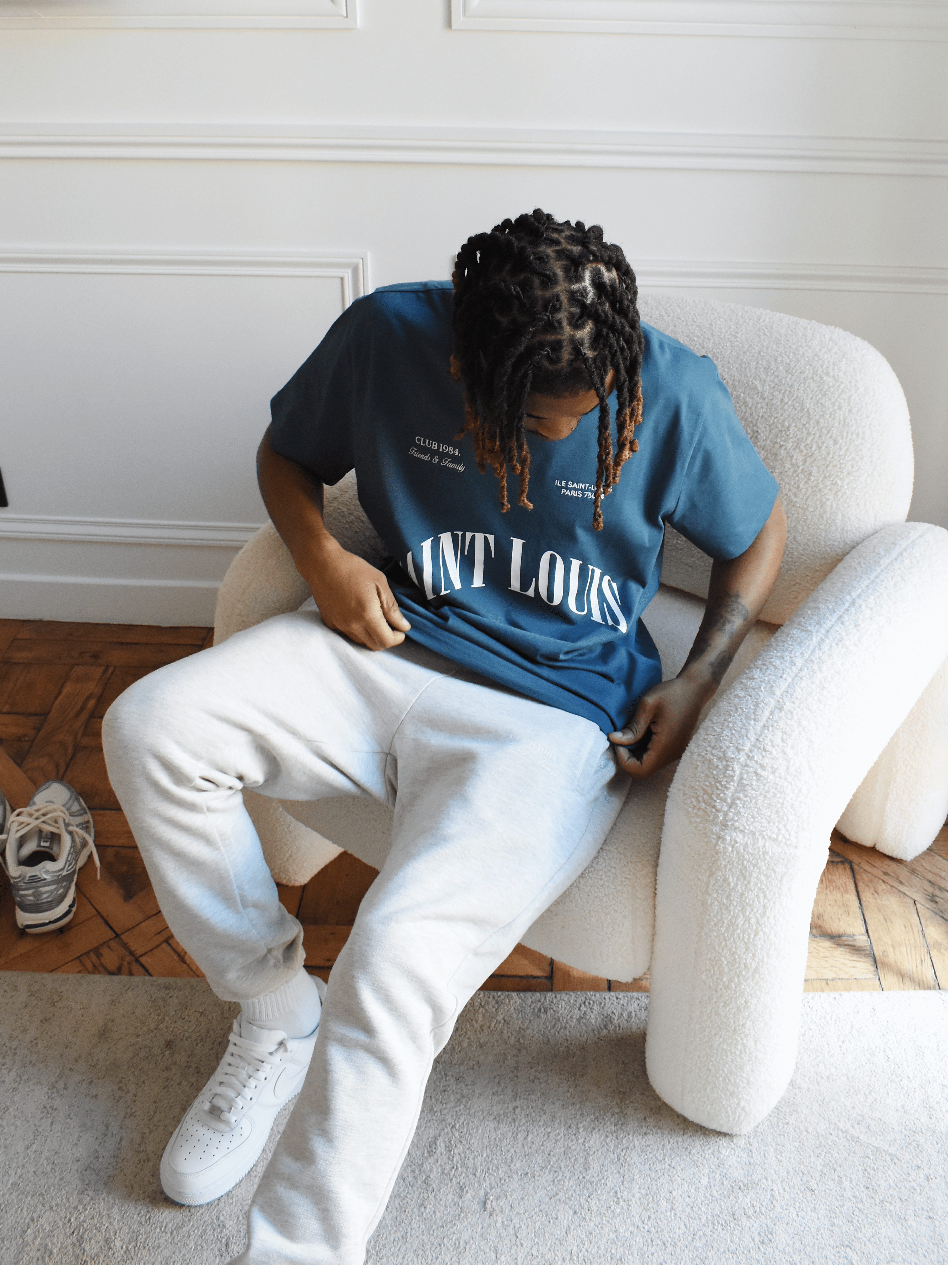 CLUB 1984. F&F Saint Louis T-shirt - Dark Blue T-Shirt