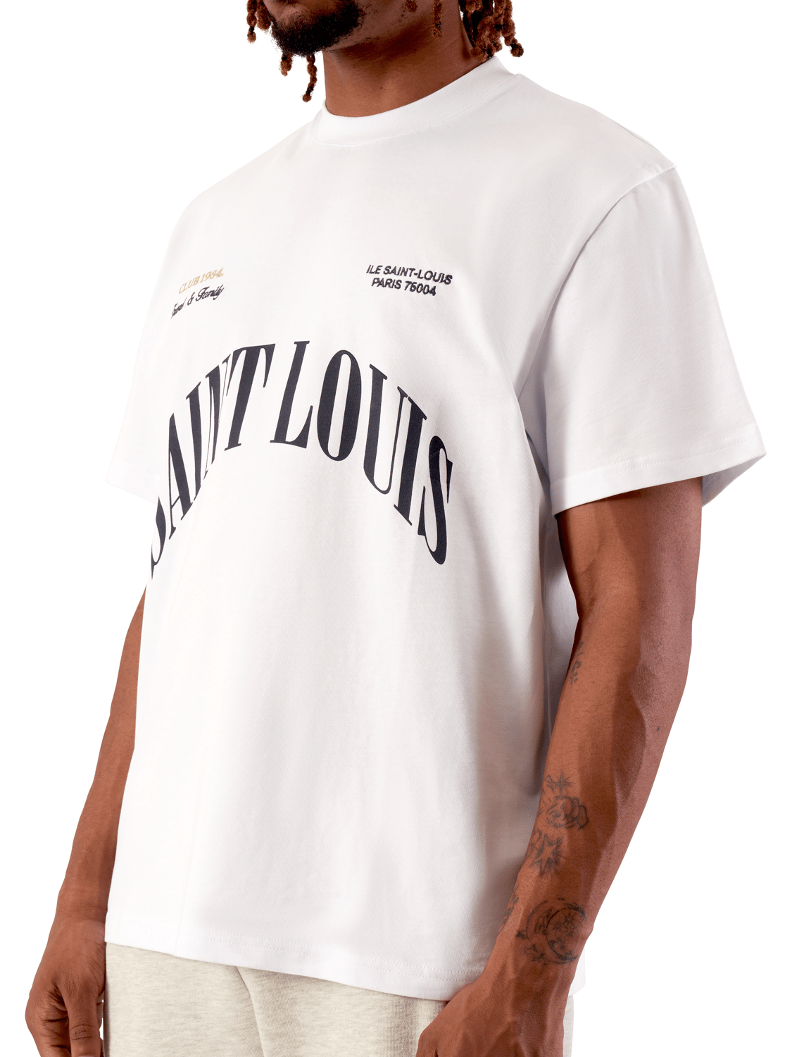 CLUB 1984. F&F Saint Louis T-shirt - White T-Shirt