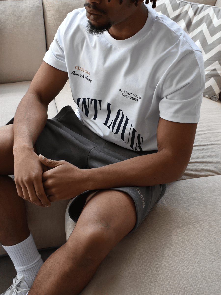 CLUB 1984. F&F Saint Louis T-shirt - White T-Shirt