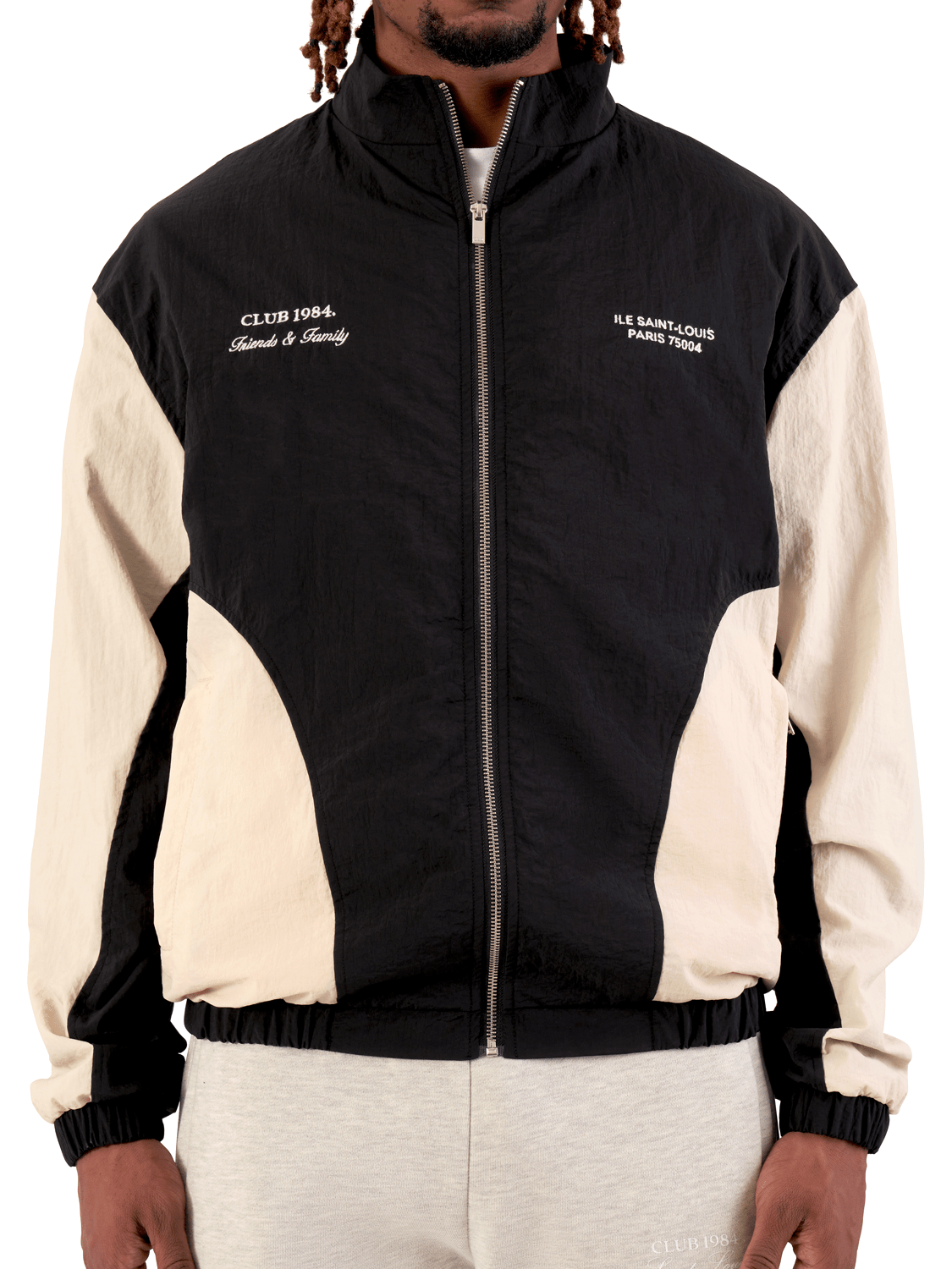 CLUB 1984. F&F Saint Louis Track Jacket - Black Jacket