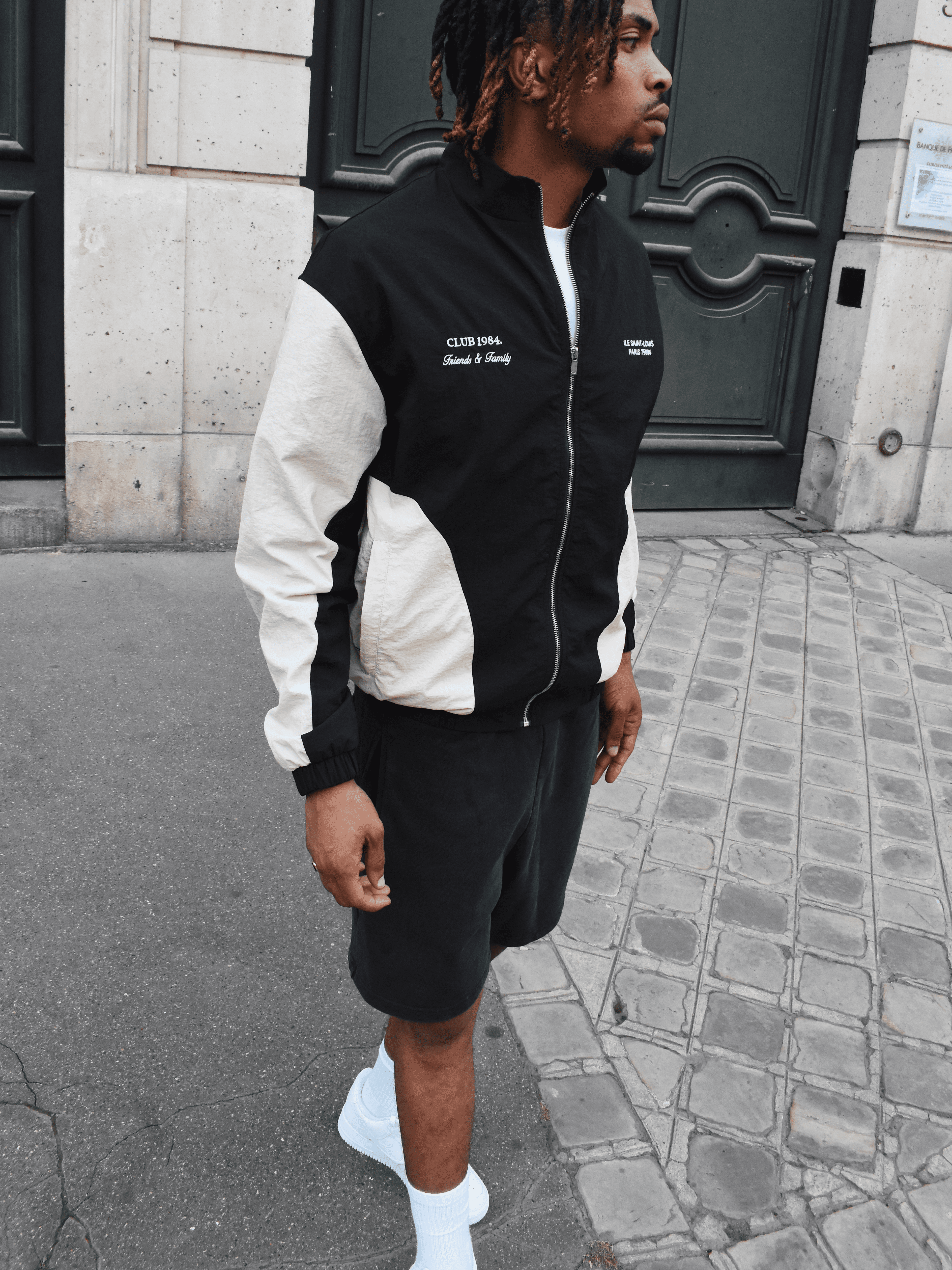CLUB 1984. F&F Saint Louis Track Jacket - Black Jacket