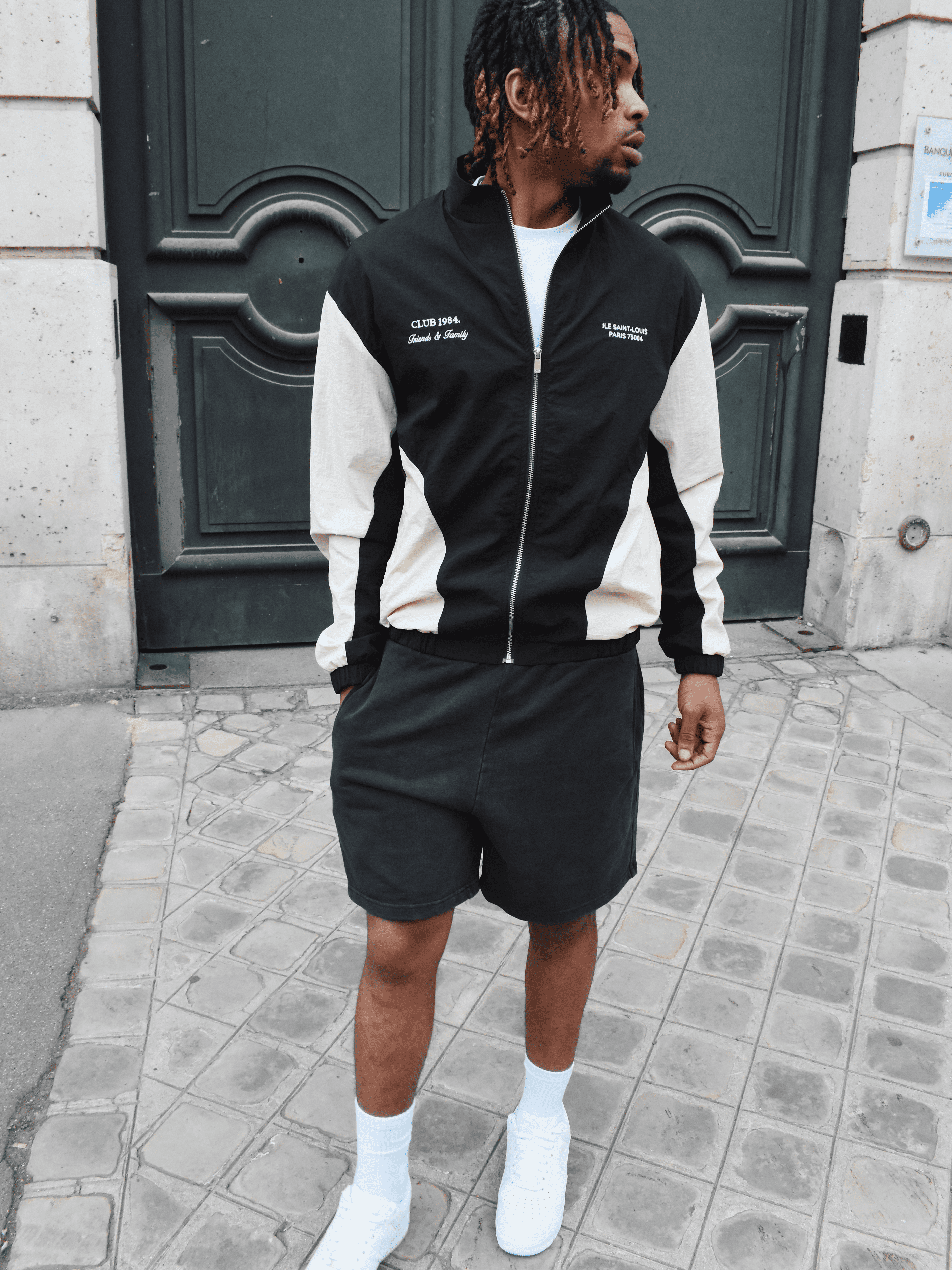 CLUB 1984. F&F Saint Louis Track Jacket - Black Jacket