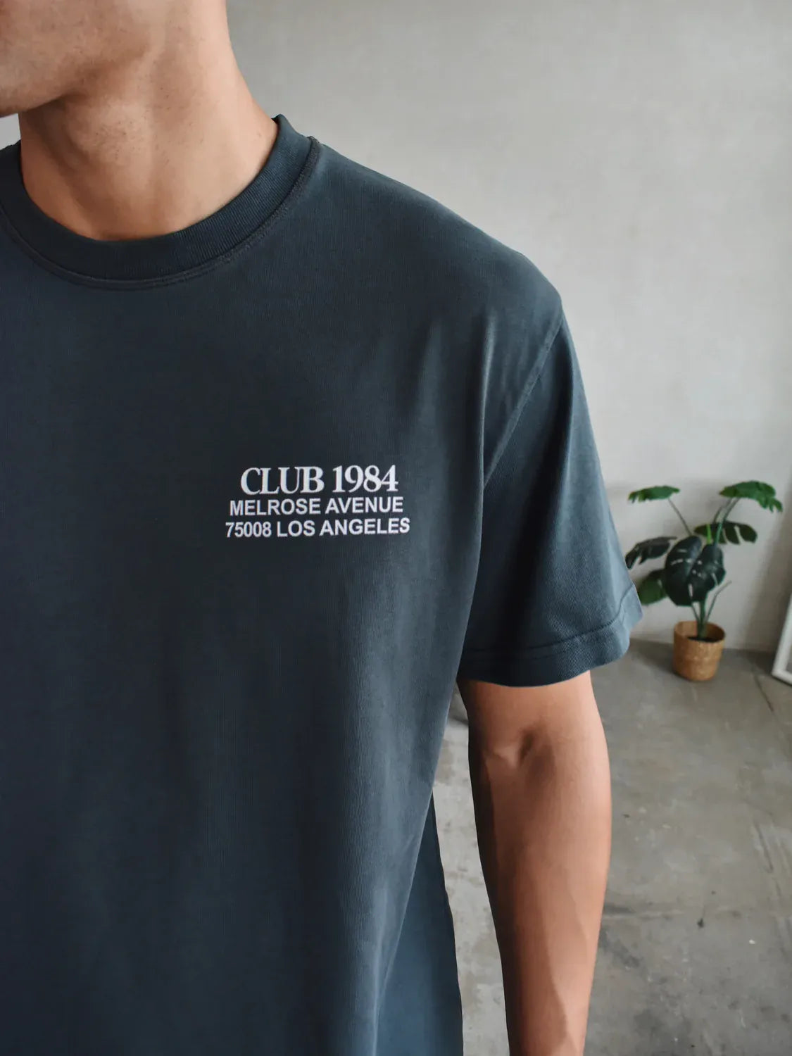 CLUB 1984. Game Time T-shirt - Washed Grey T-Shirt