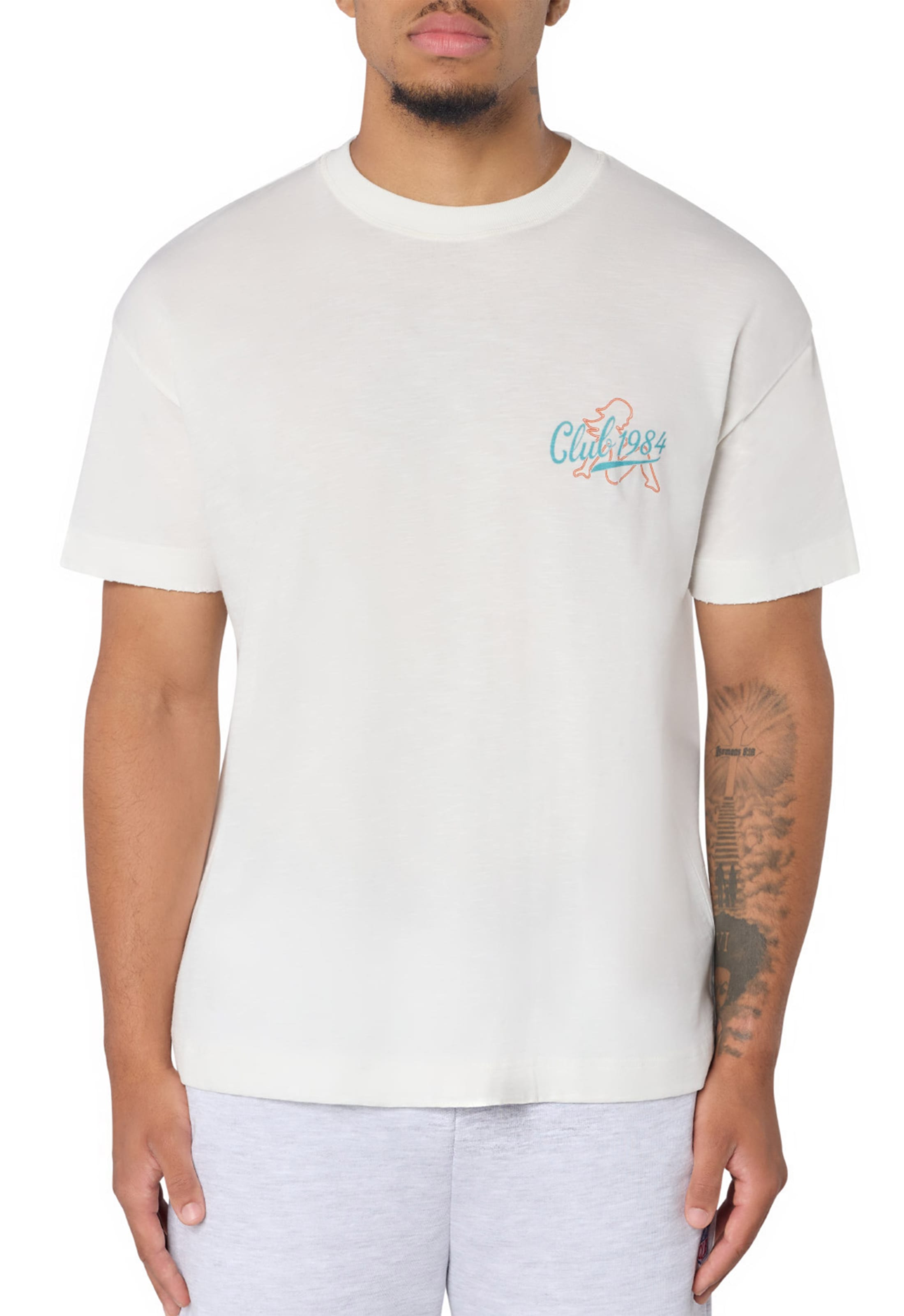 CLUB 1984. Good Life T-shirt - Off White T-Shirt