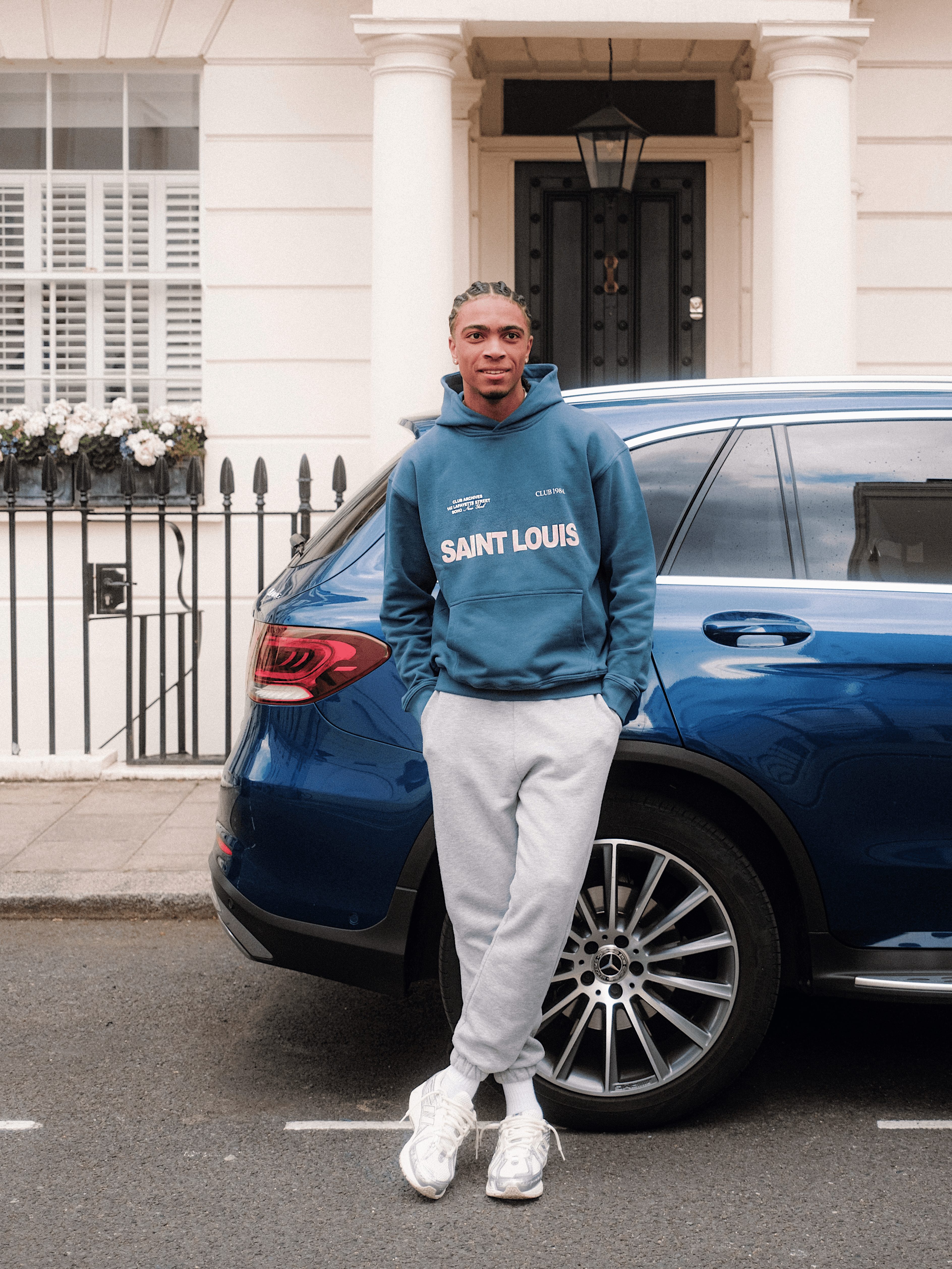 CLUB 1984. Heritage Hoodie - Dark Blue Hoodie