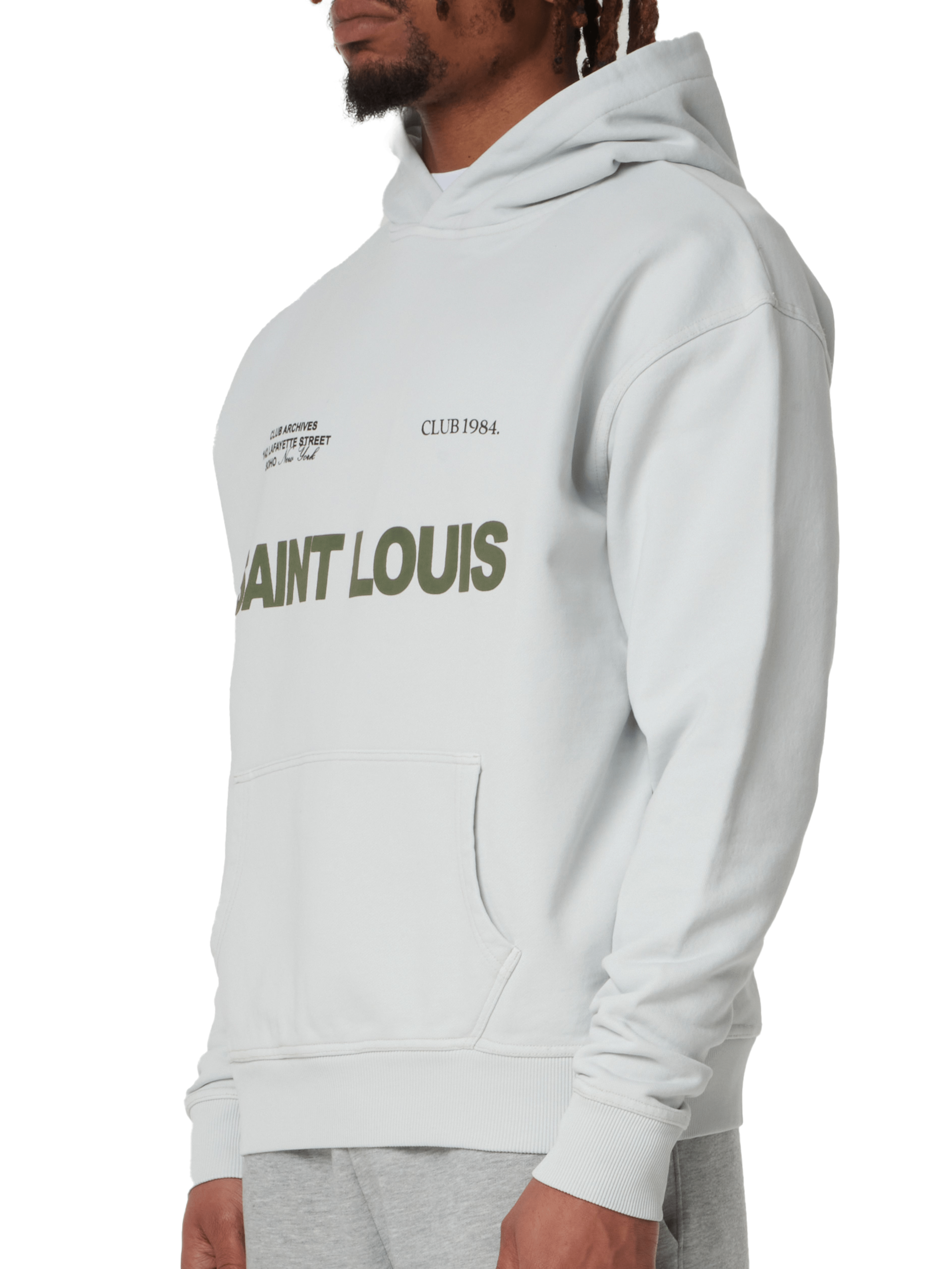 CLUB 1984. Heritage Hoodie - Stone Hoodie