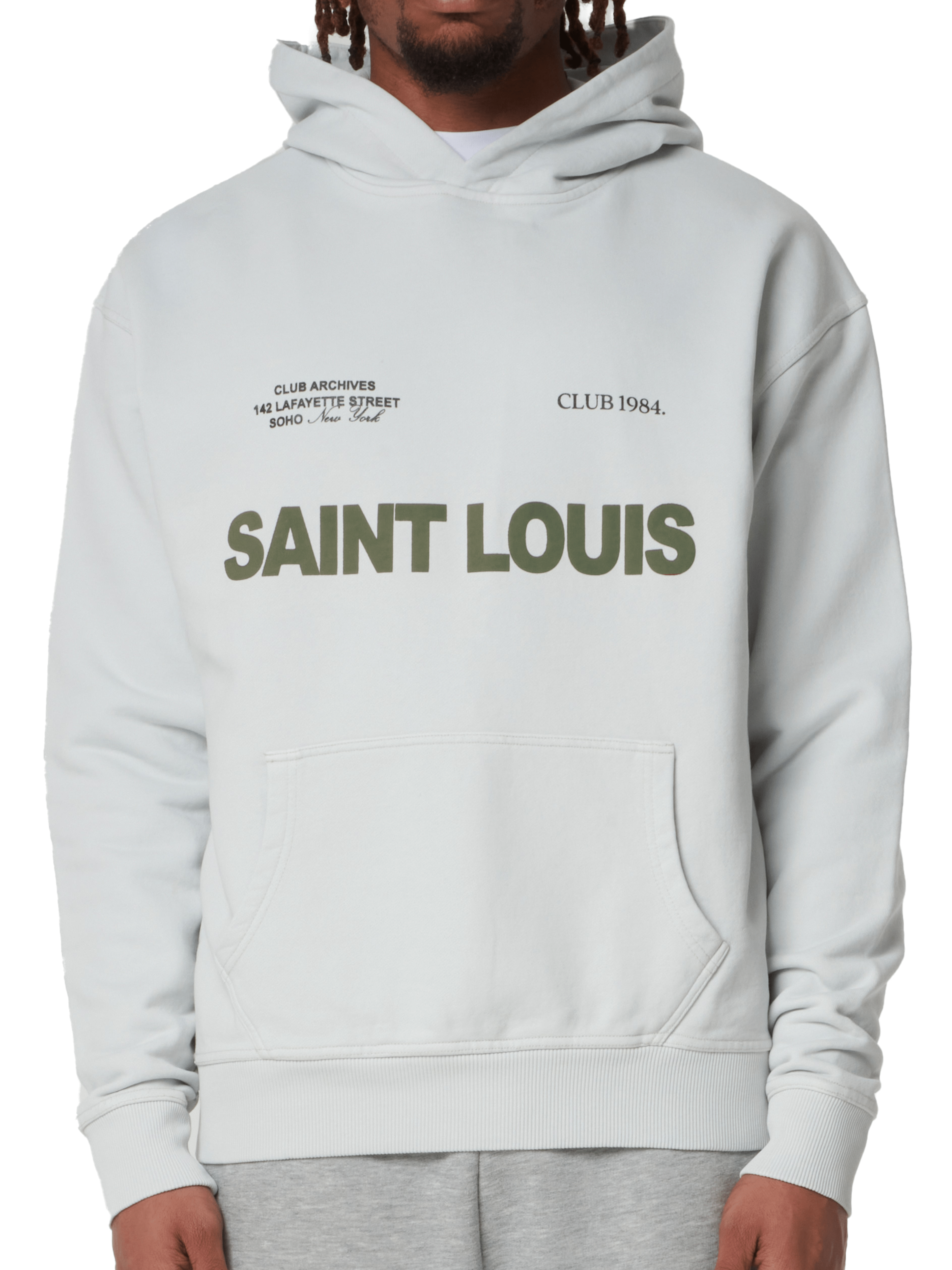 CLUB 1984. Heritage Hoodie - Stone Hoodie