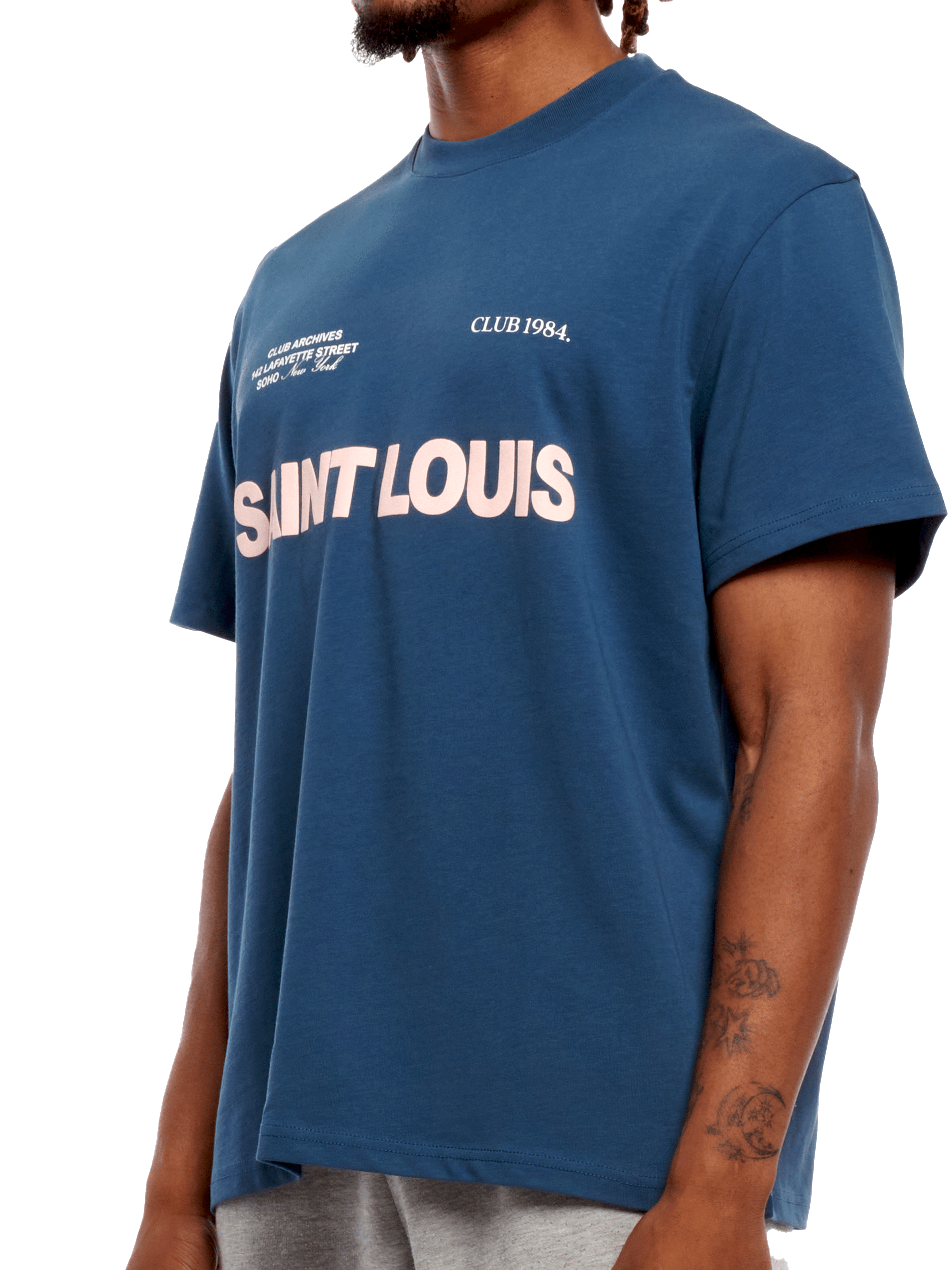 CLUB 1984. Heritage T-shirt - Dark Blue T-Shirt