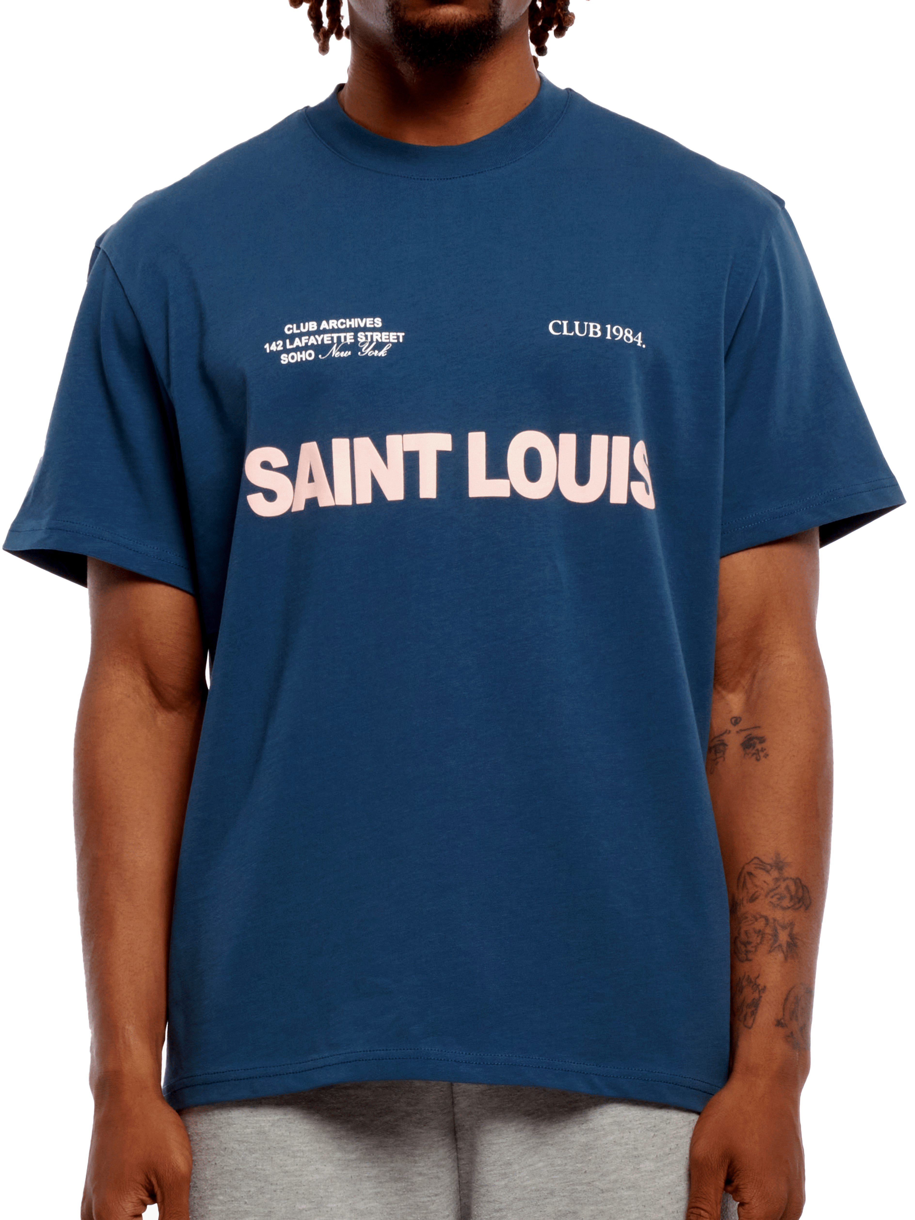 CLUB 1984. Heritage T-shirt - Dark Blue T-Shirt