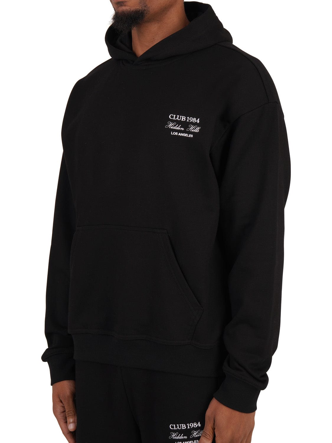 CLUB 1984. Hidden Hills Hoodie - Black Hoodie
