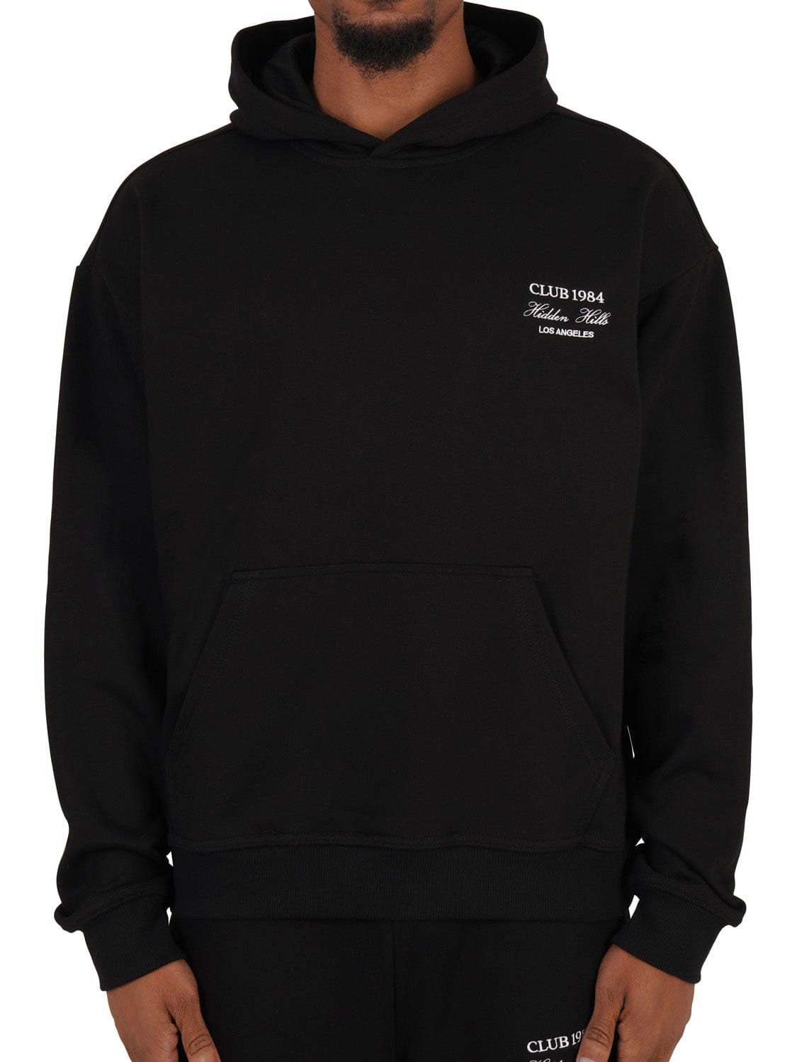 CLUB 1984. Hidden Hills Hoodie - Black Hoodie