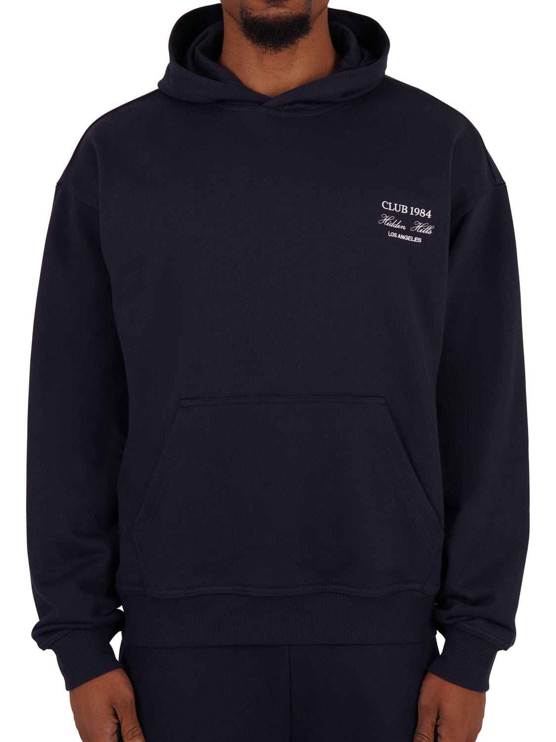 CLUB 1984. Hidden Hills Hoodie - Navy Hoodie