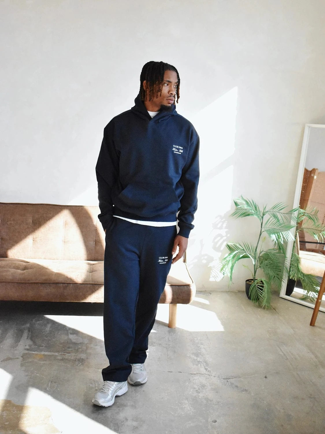 CLUB 1984. Hidden Hills Hoodie - Navy Hoodie