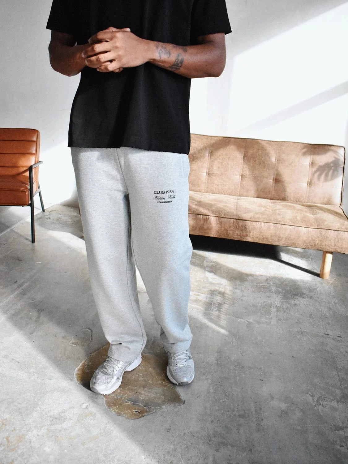 CLUB 1984. Hidden Hills Sweatpants - Grey Sweatpants